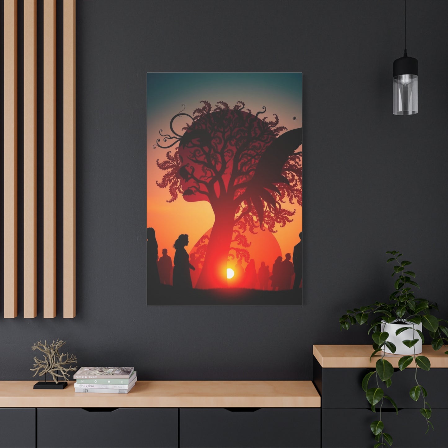 Vision Silhouettes Art Art Wall Art & Canvas Print