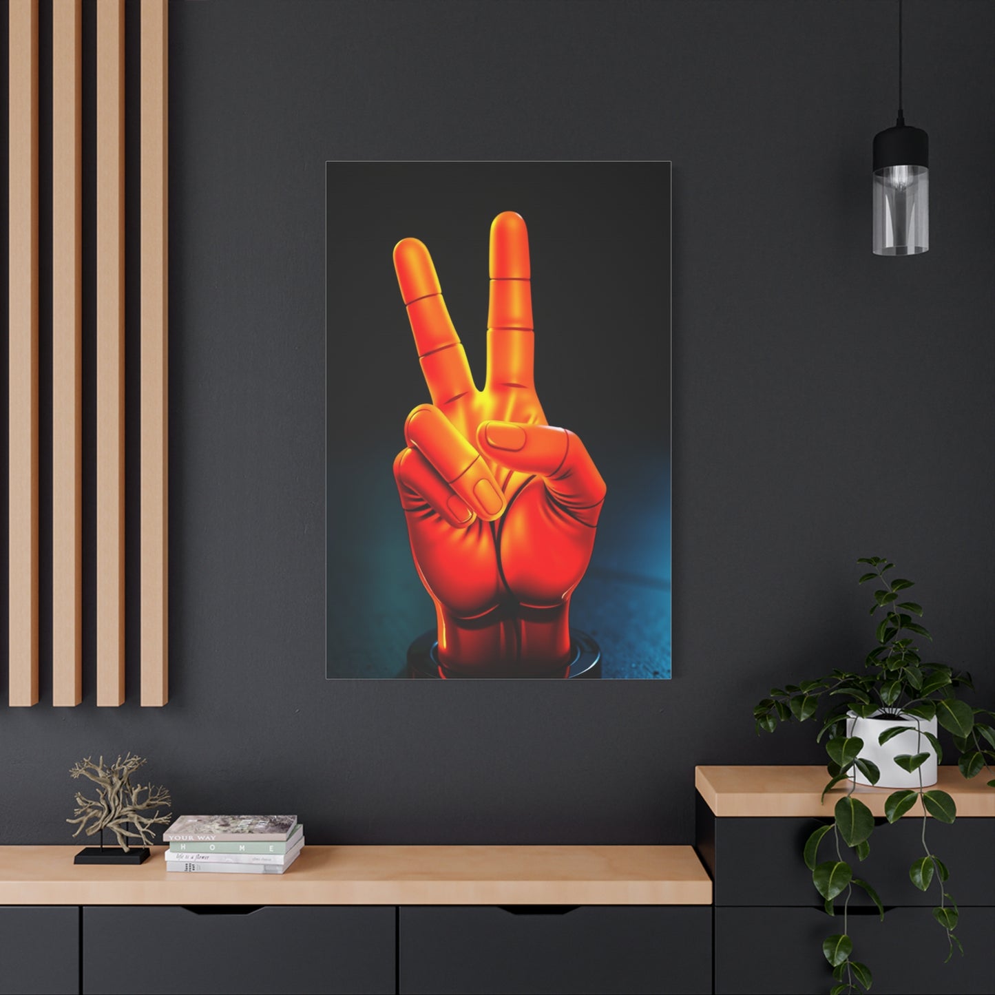 Elite Peace Sign Art Vision Wall Art & Canvas Print