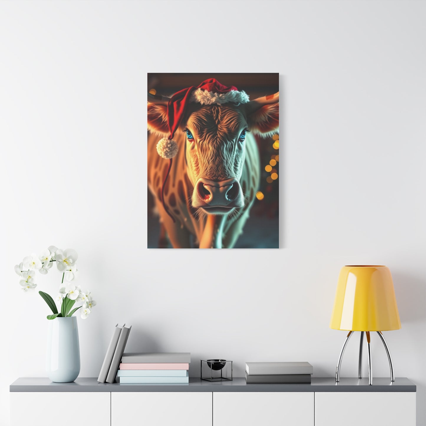 Festive Cattle Reverie Art wall art & canvas print