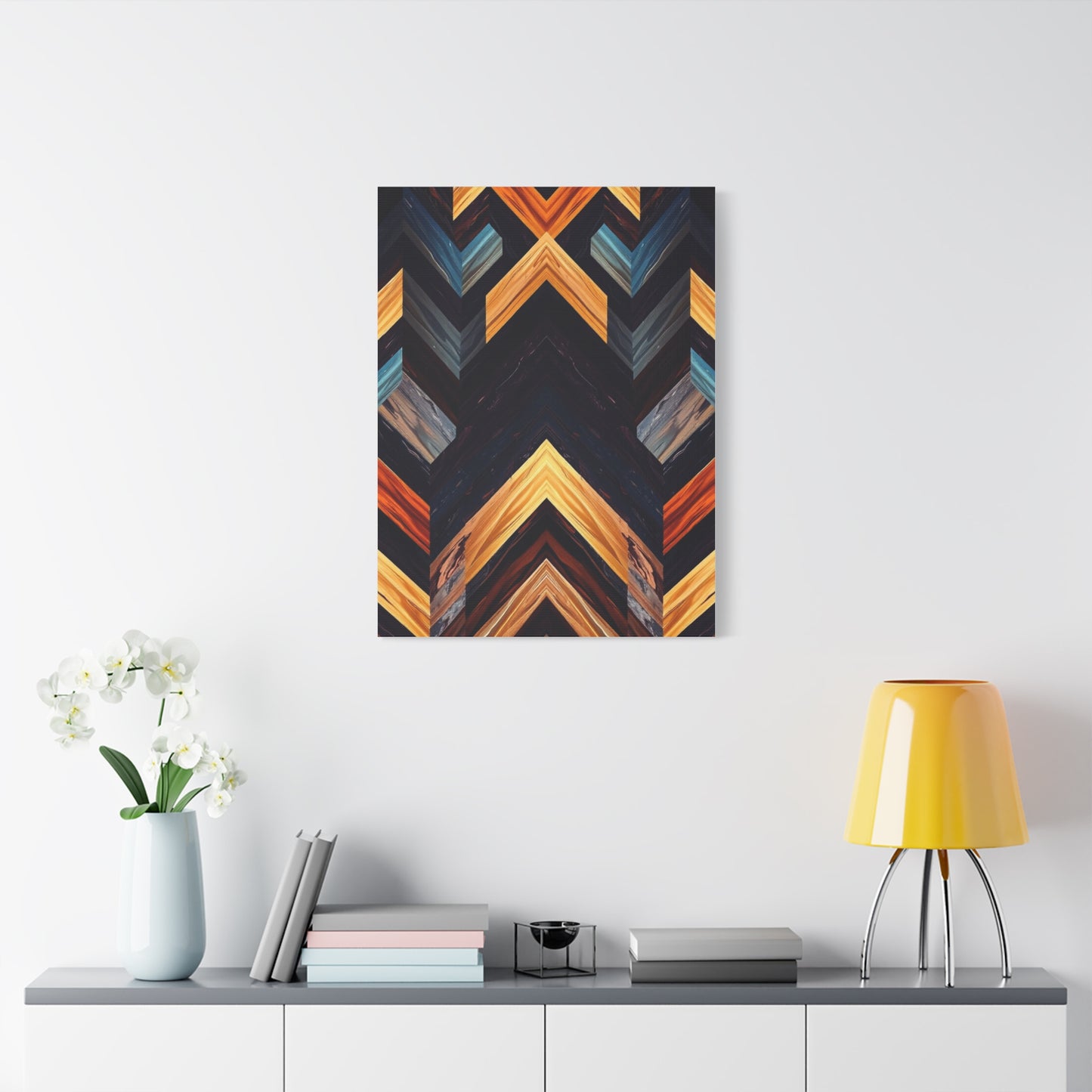 Vision Chevron Pattern Art Art Wall Art & Canvas Print