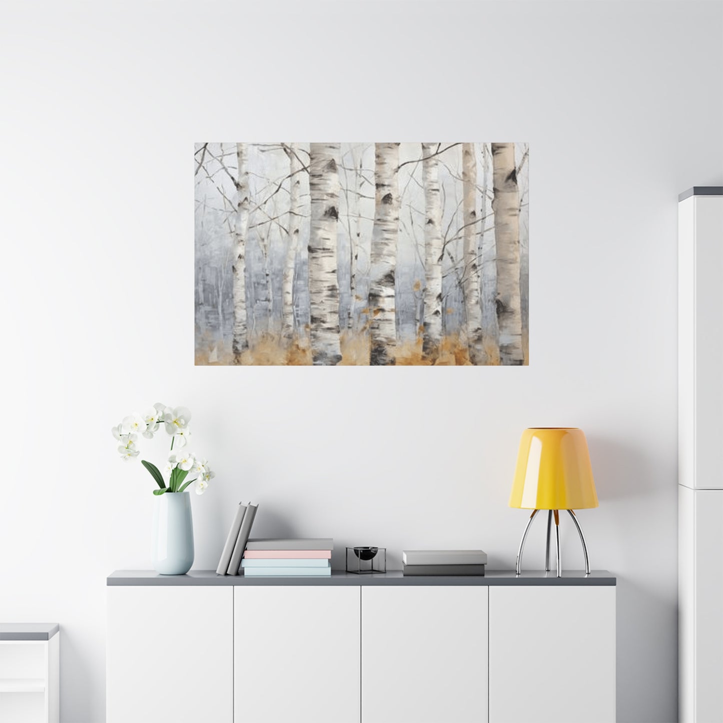 Birch Tree Field Wall Art & Canvas Prints