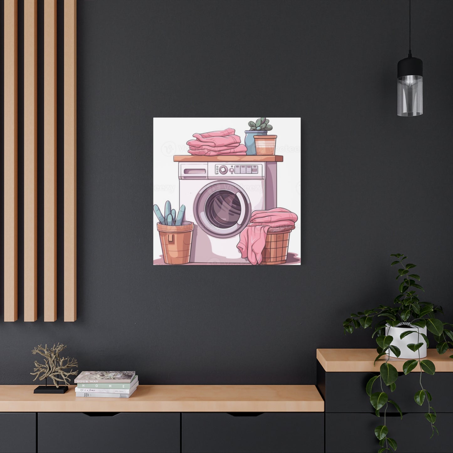 Colorful Laundry Poster For Laundry Room Wall Art & Canvas Prints
