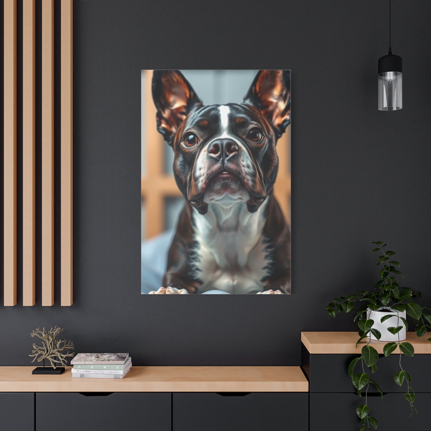 Masterpiece Boston Terrier Art Vision Wall Art & Canvas Print