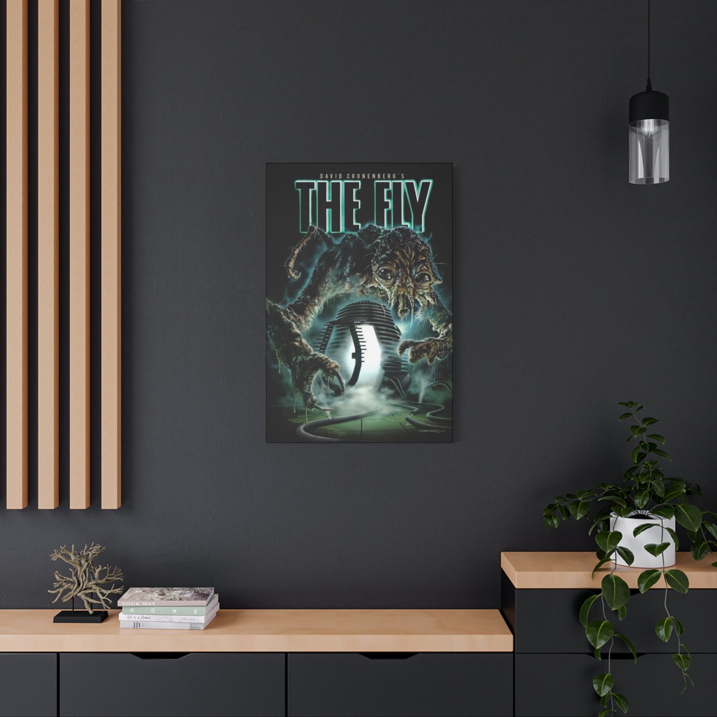 The Fly Horror Movie Poster Wall Art & Canvas Prints