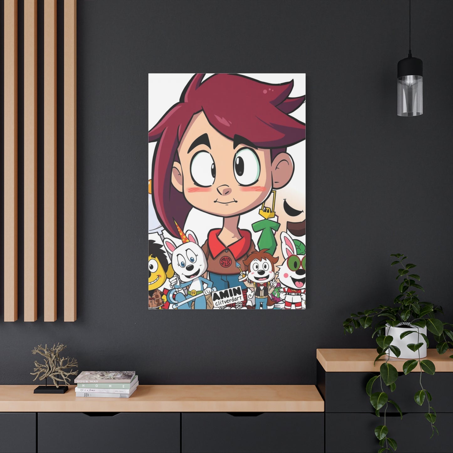 Refined Sketch Collage Wall Art & Canvas Print