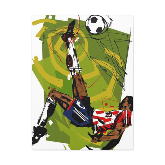 Football Reverse Kick Wall Art & Canvas Prints