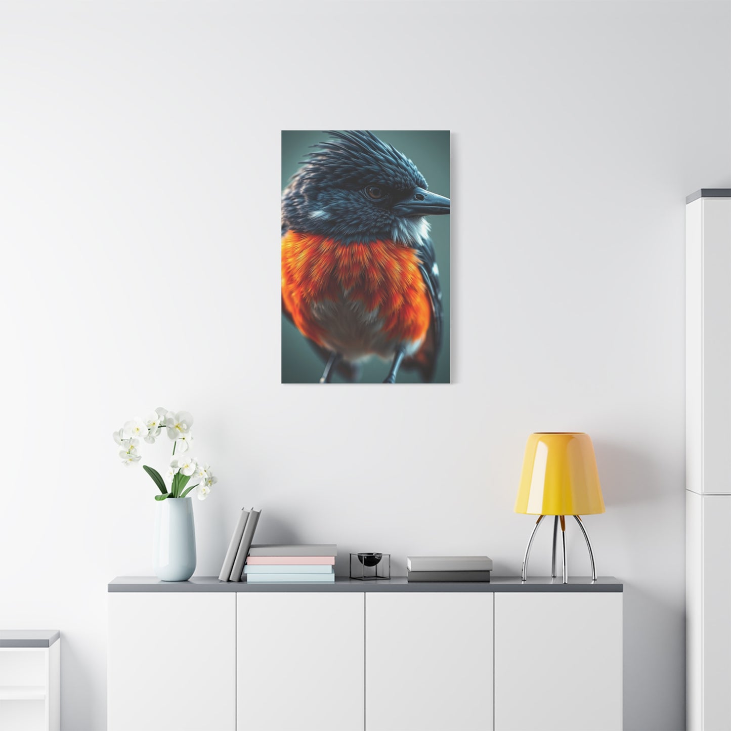Plumed Elegance Artistry Wall Art & Canvas Print