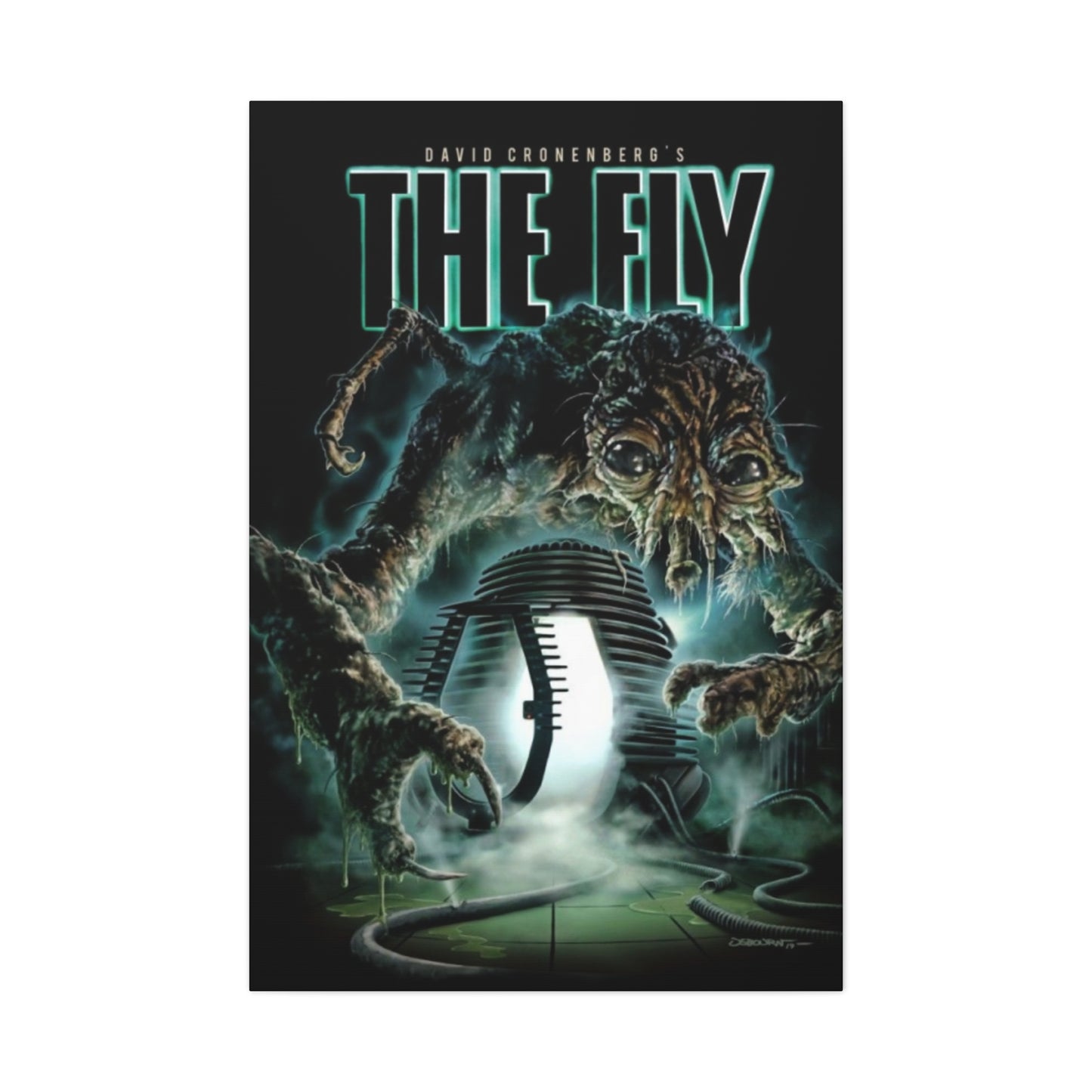 The Fly Horror Movie Poster Wall Art & Canvas Prints