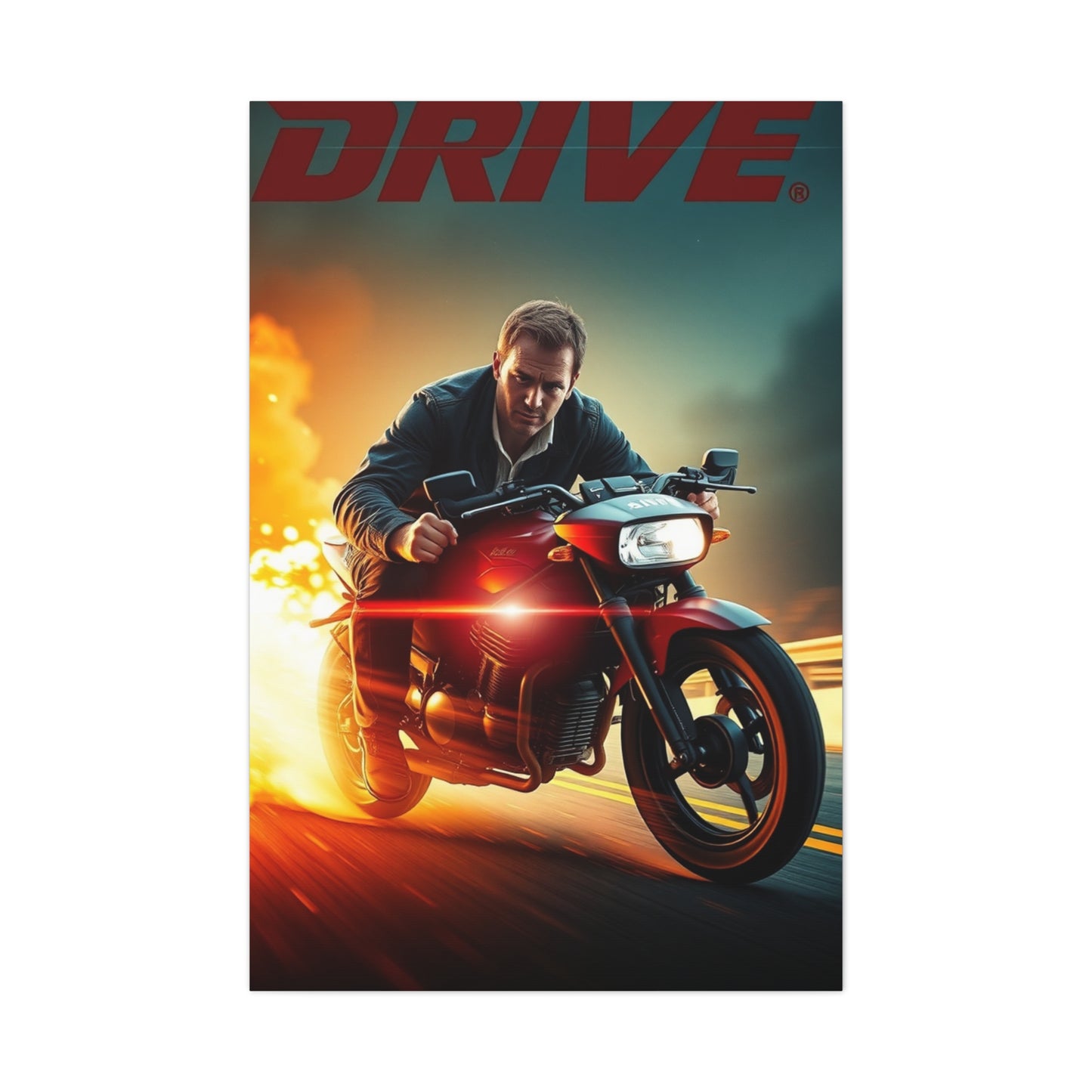 Drive (Film) Art Refined Canvas Wall Art & Canvas Print