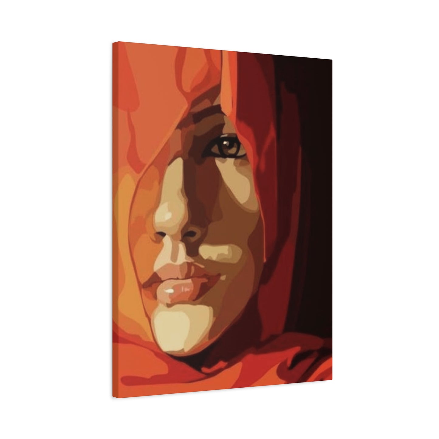 An Abstract Portrait Of A Girl Face Wall Art & Canvas Prints