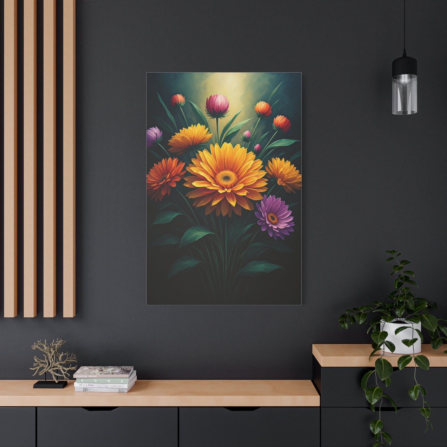Golden Garden Radiance Wall Art & Canvas Print