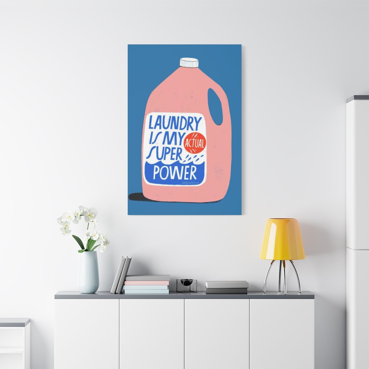 Detergent Poster Laundry Wall Art & Canvas Prints
