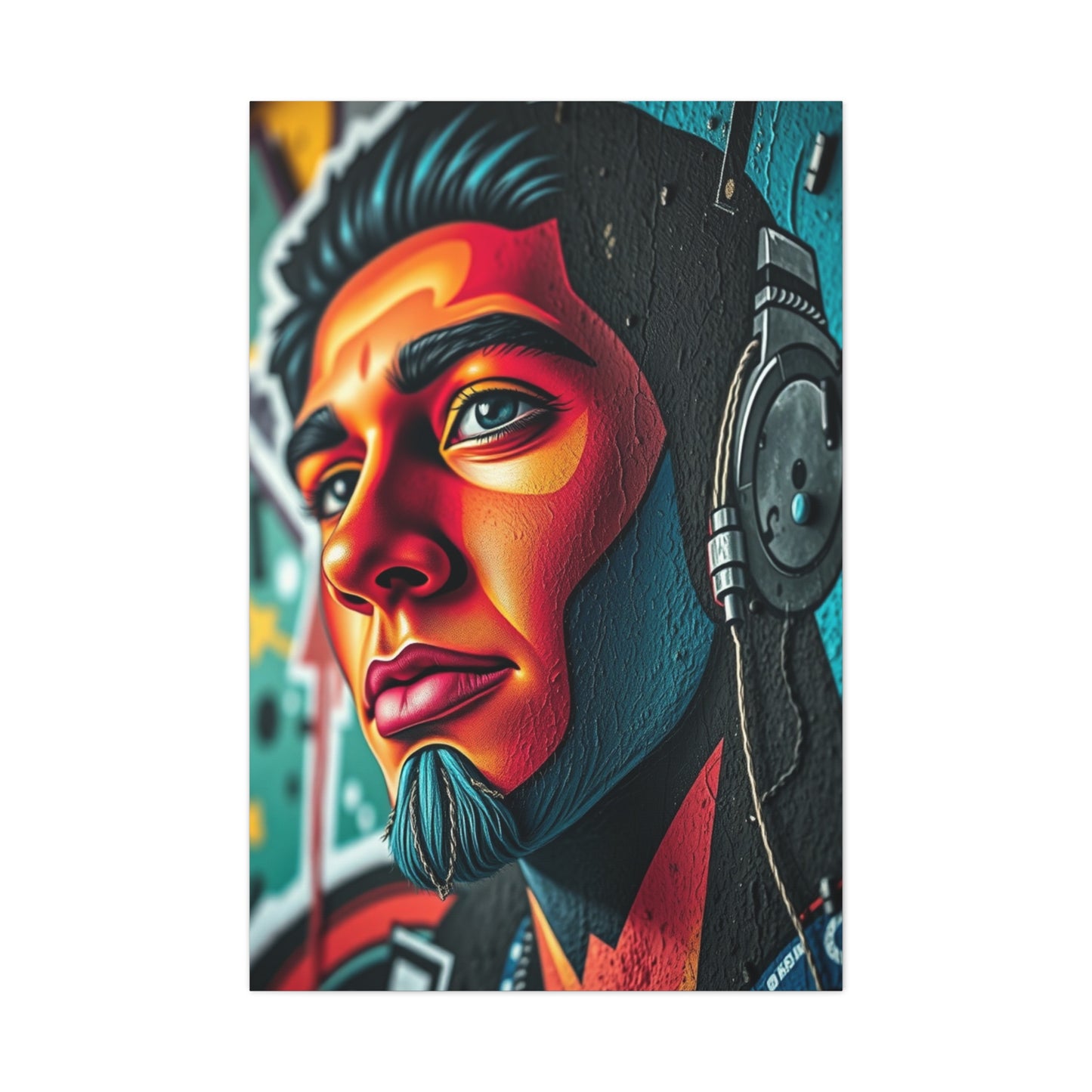 Vivid Metropolis Mural Wall Art & Canvas Print