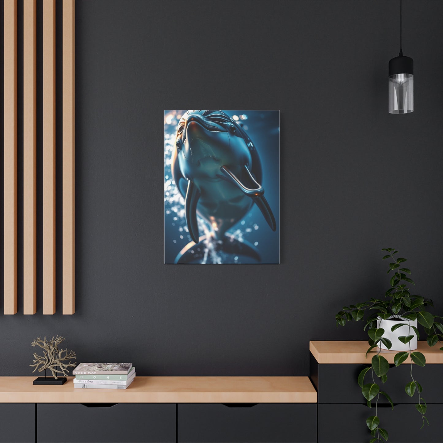 Masterpiece Dolphin Art Vision Wall Art & Canvas Print