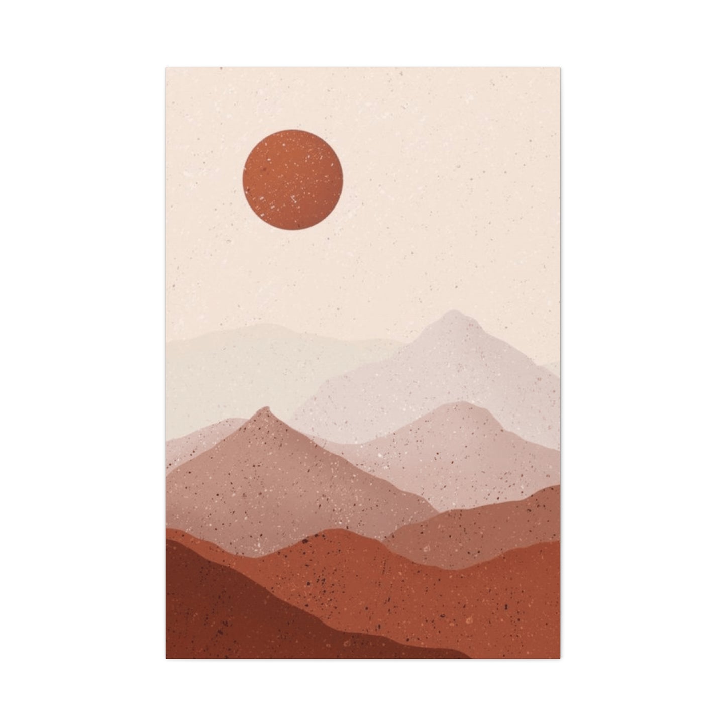 Desert and Sun Painting Wall Art & Canvas Prints