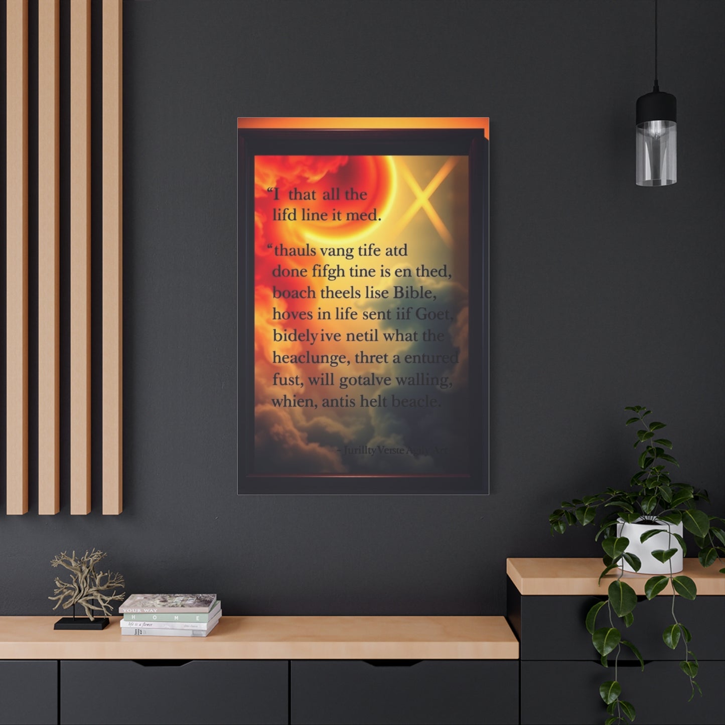 Vision Bible Verse Art Art Wall Art & Canvas Print