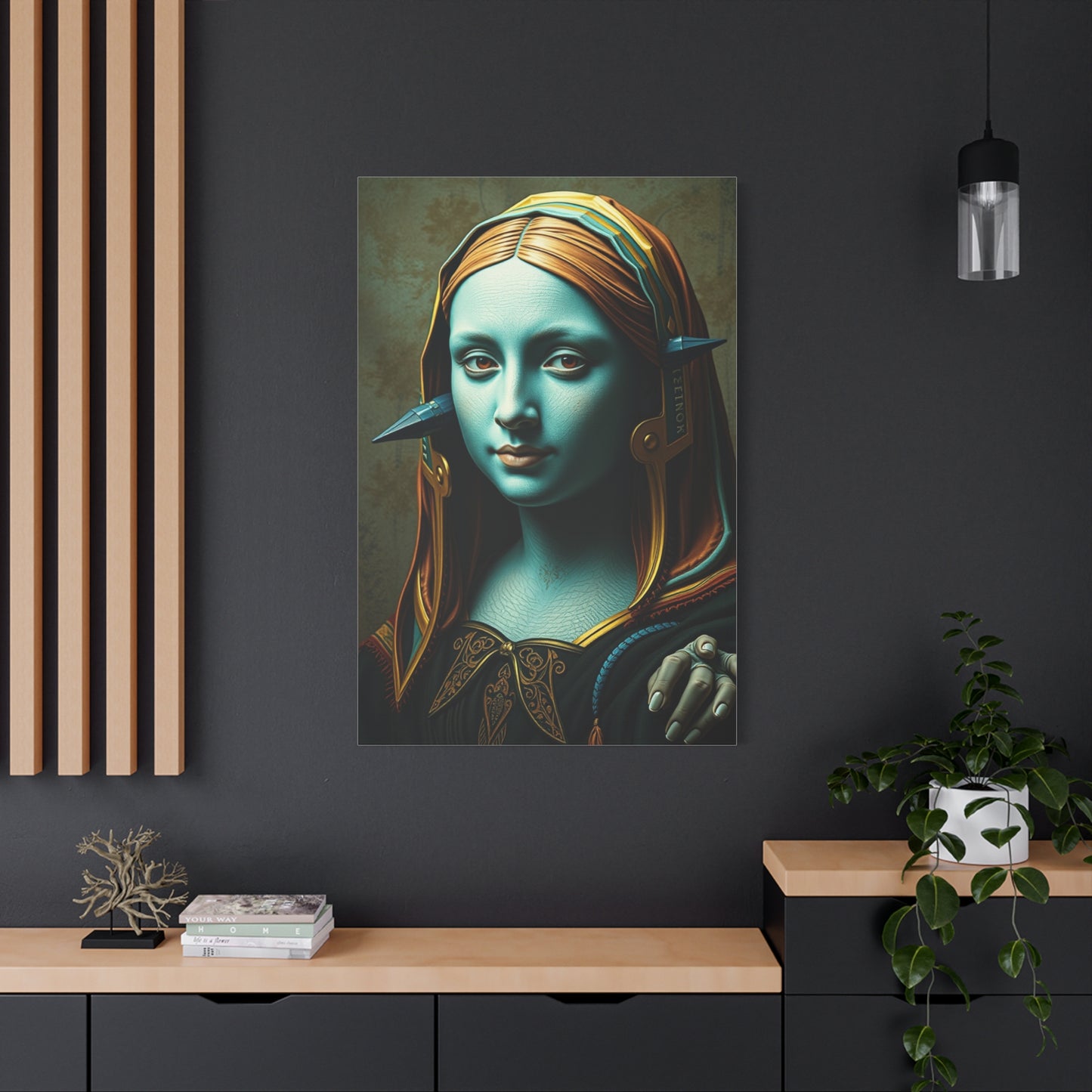 Majestic Figure Tapestry Wall Art & Canvas Print