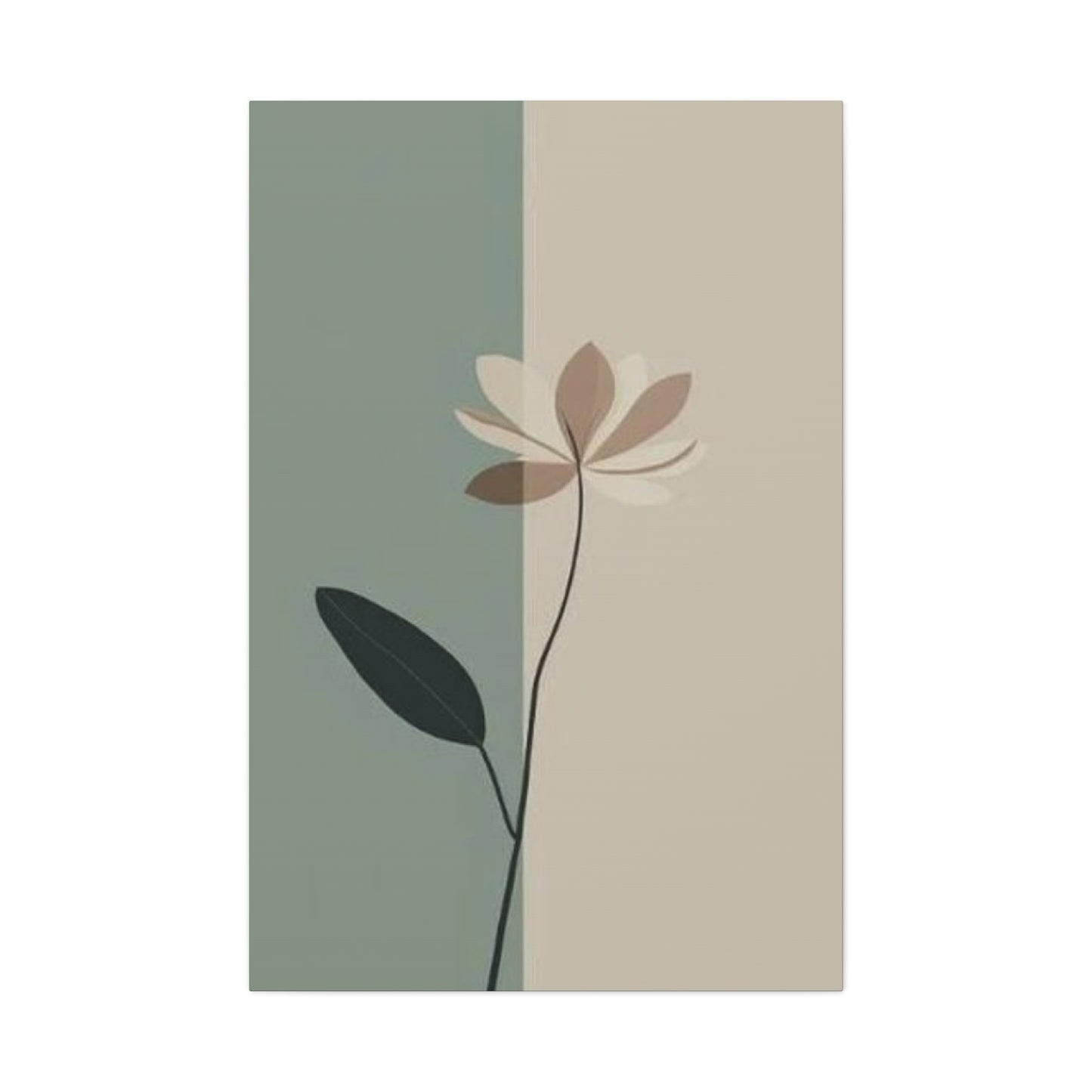Brown Flower Entryway Wall Art & Canvas Prints