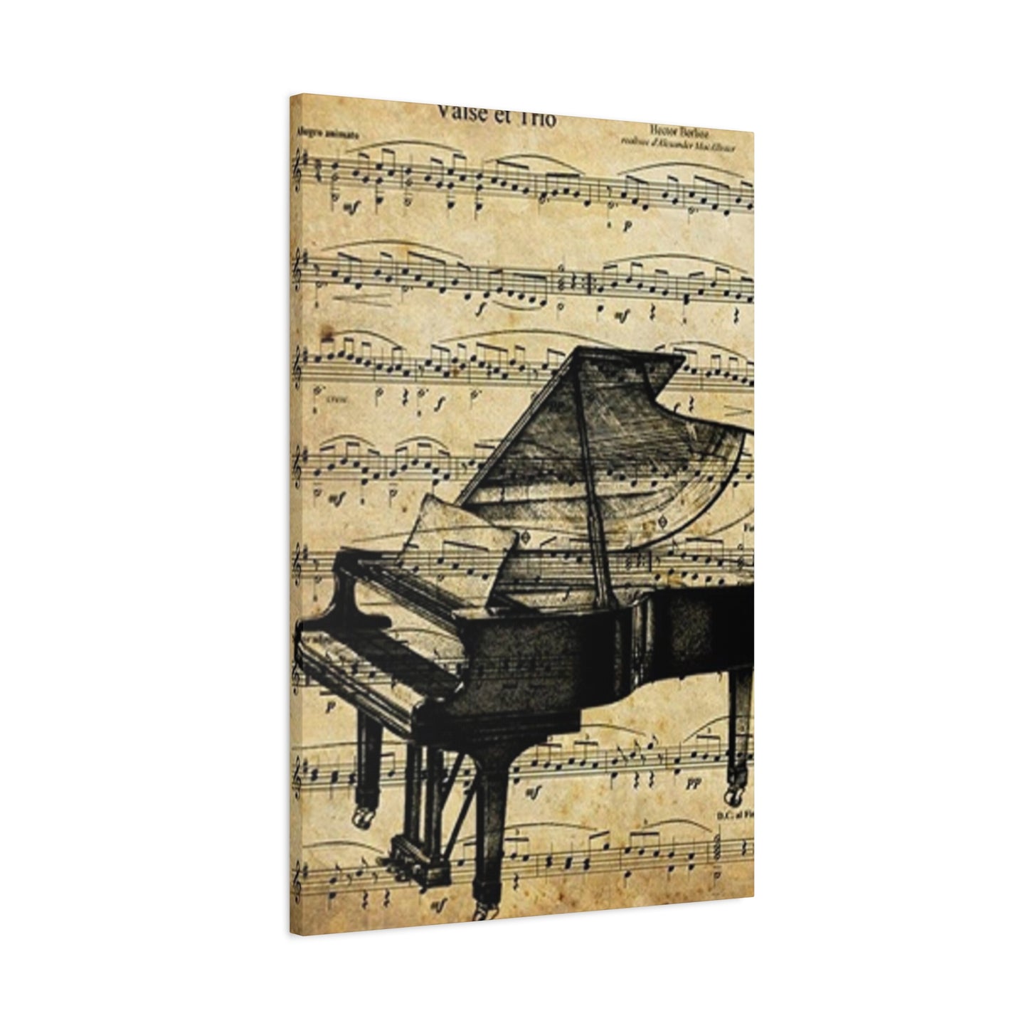 Musical Notes And Piano Wall Art & Canvas Prints