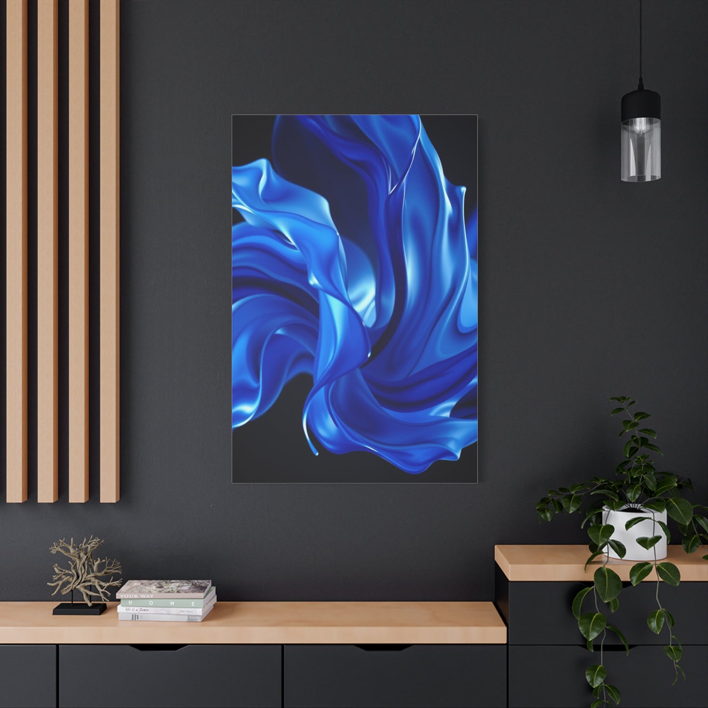 Masterpiece Blue Abstract Art Vision Wall Art & Canvas Print
