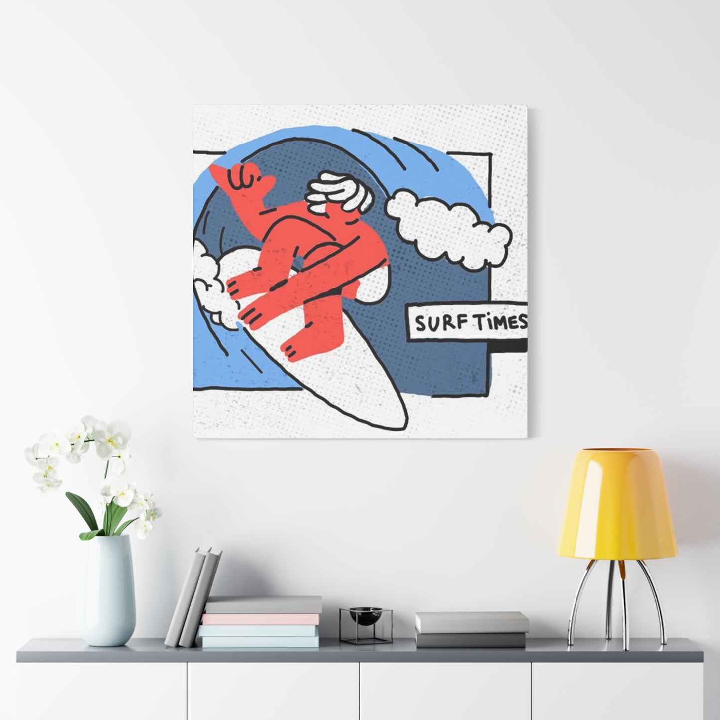 Surf Time Poster Wall Art & Canvas Prints