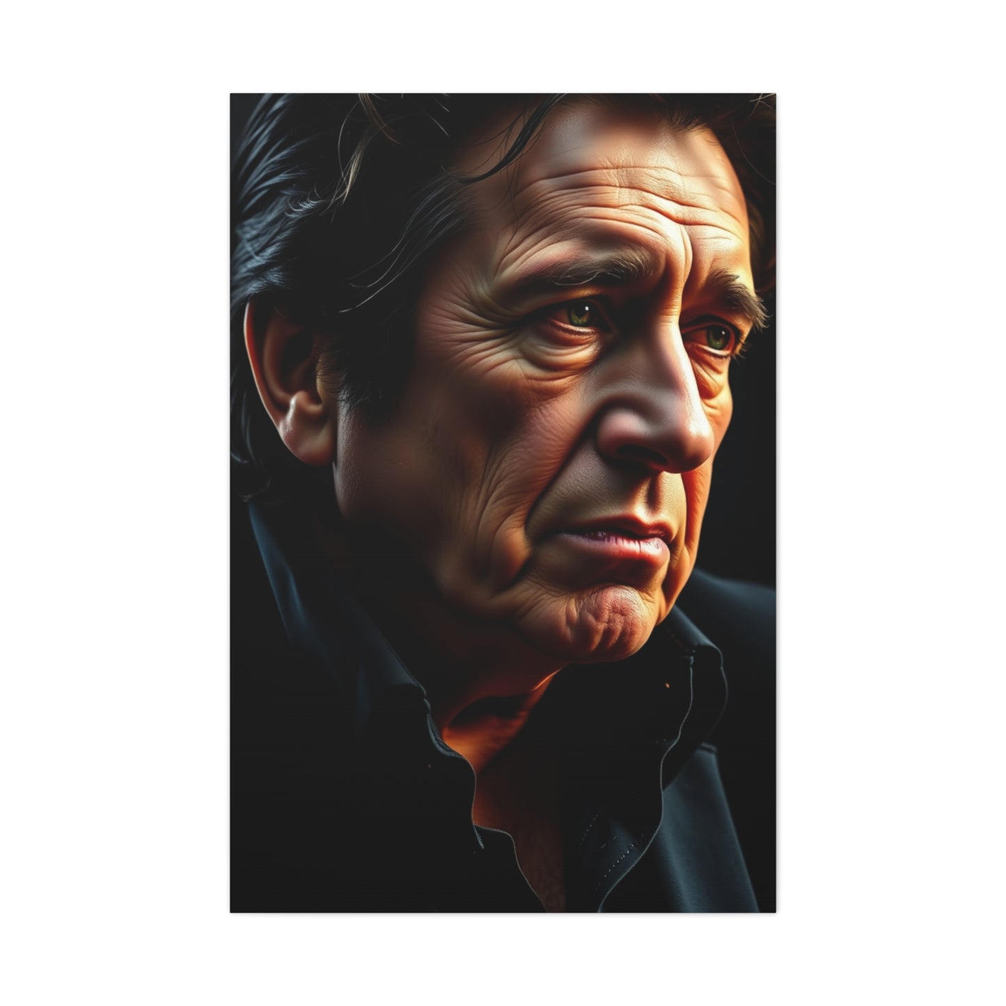 Vision Johnny Cash Art Art Wall Art & Canvas Print