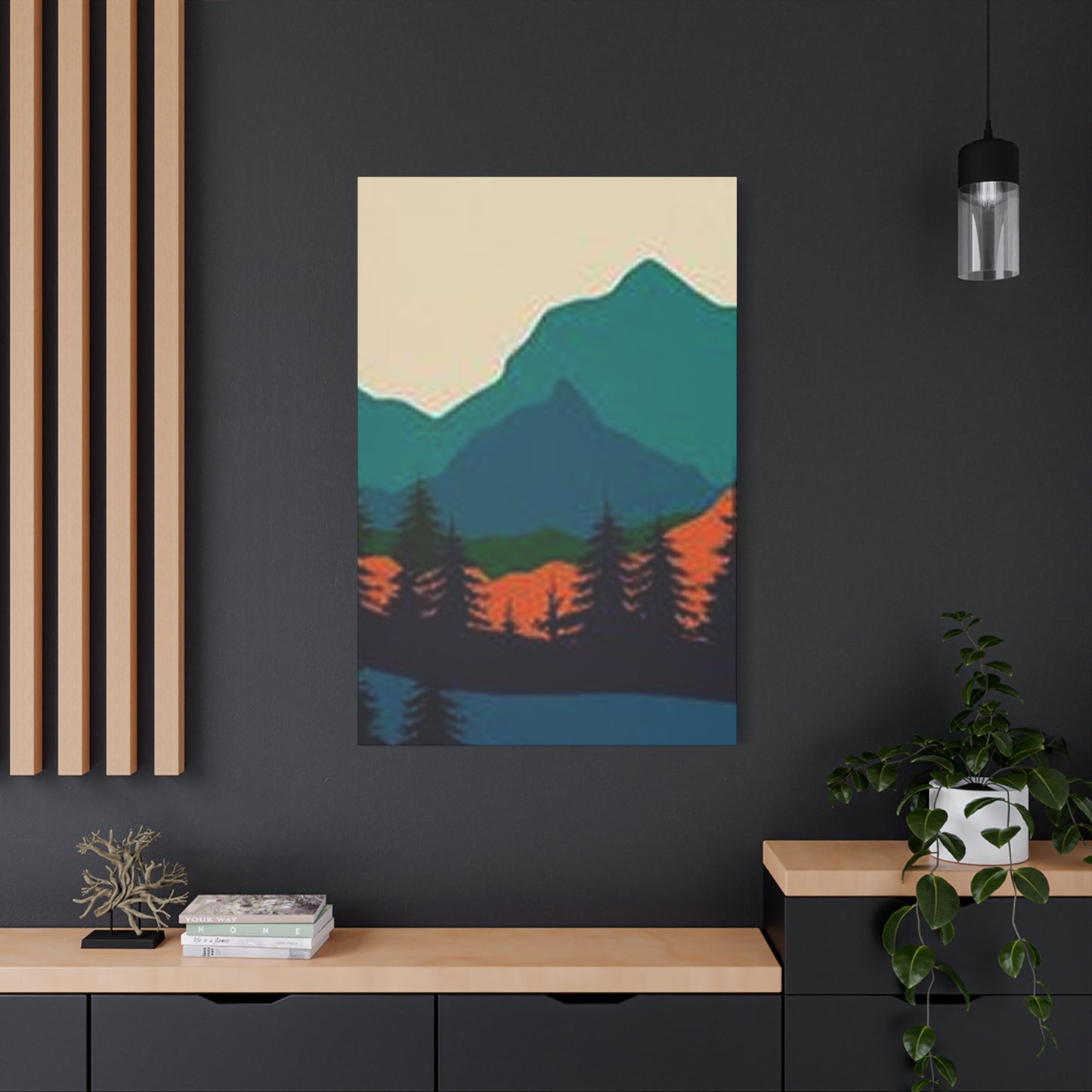 Mountain Drawing Wall Art & Canvas Prints