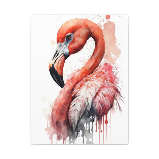 Flaming Pink Paintflow Wall Art & Canvas Prints