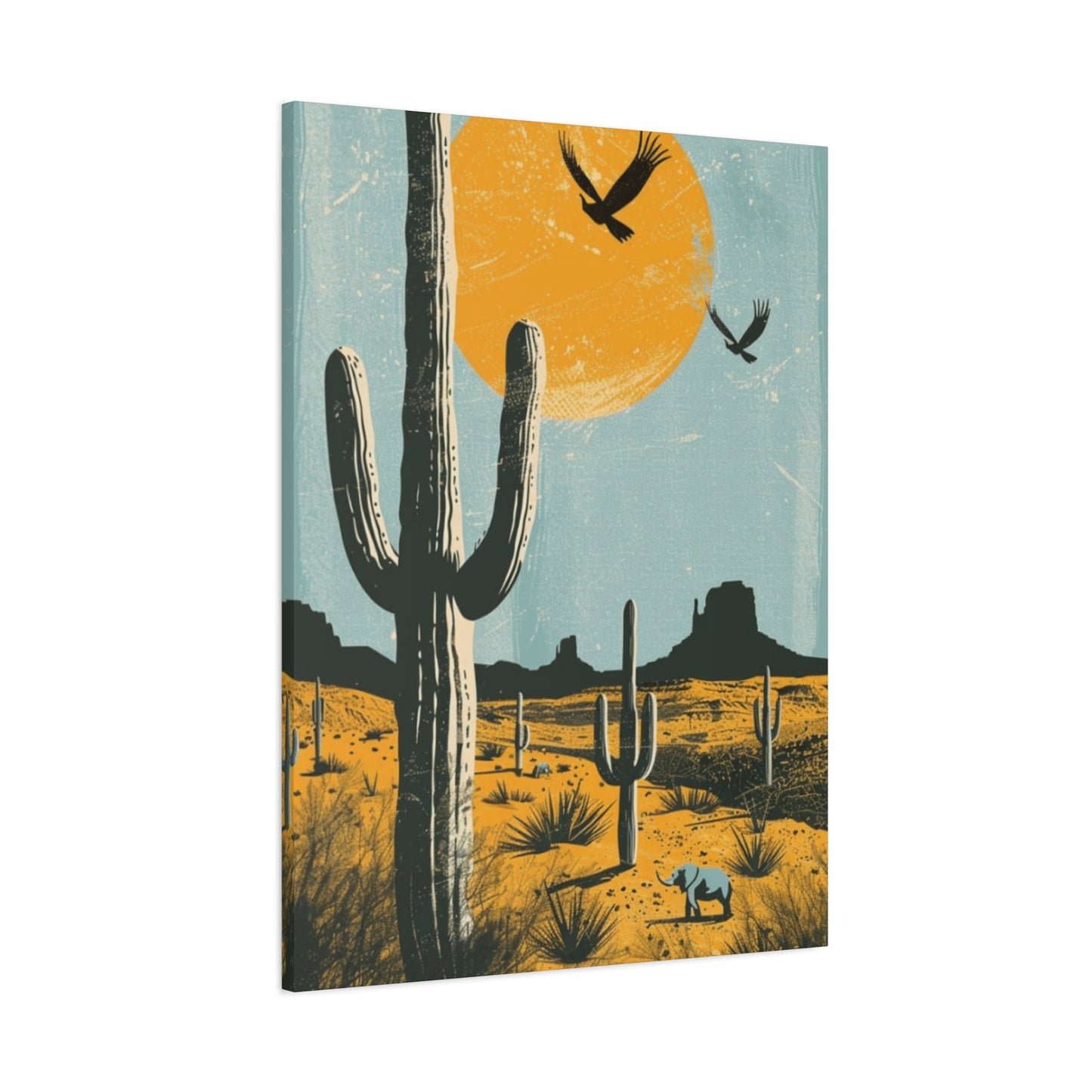 Desert Ecosystem Scenery Wall Art & Canvas Prints