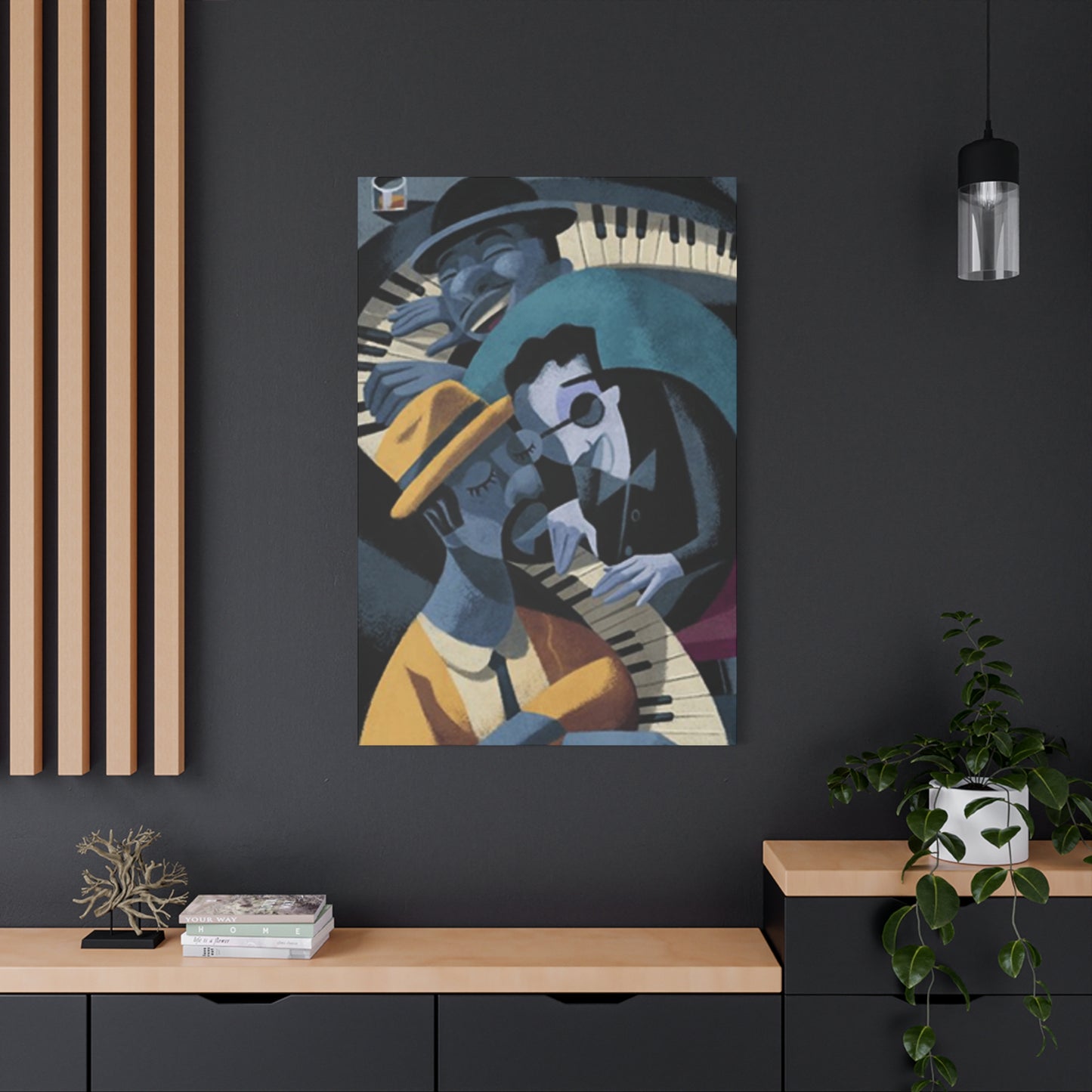 Cartoon Piano Artists Wall Art & Canvas Prints