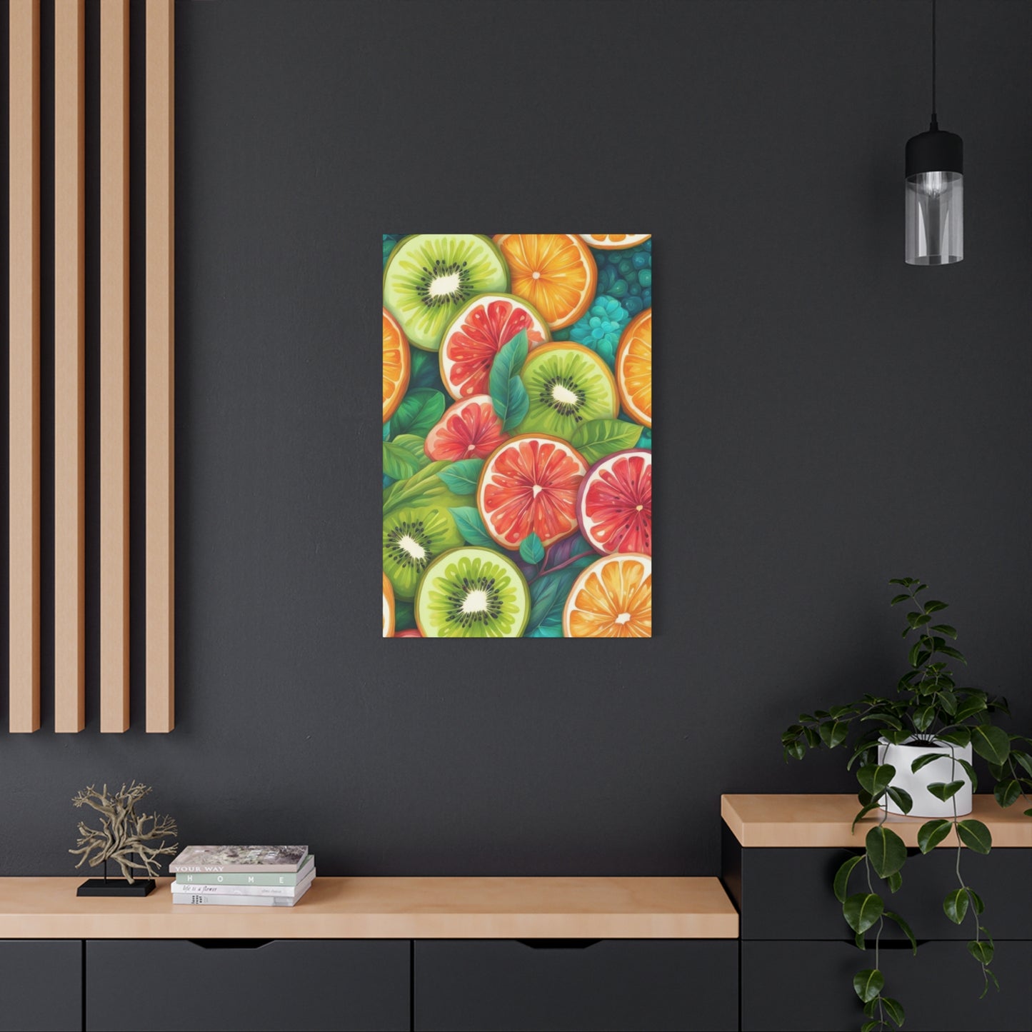 Fruit Half Face Wall Art & Canvas Prints
