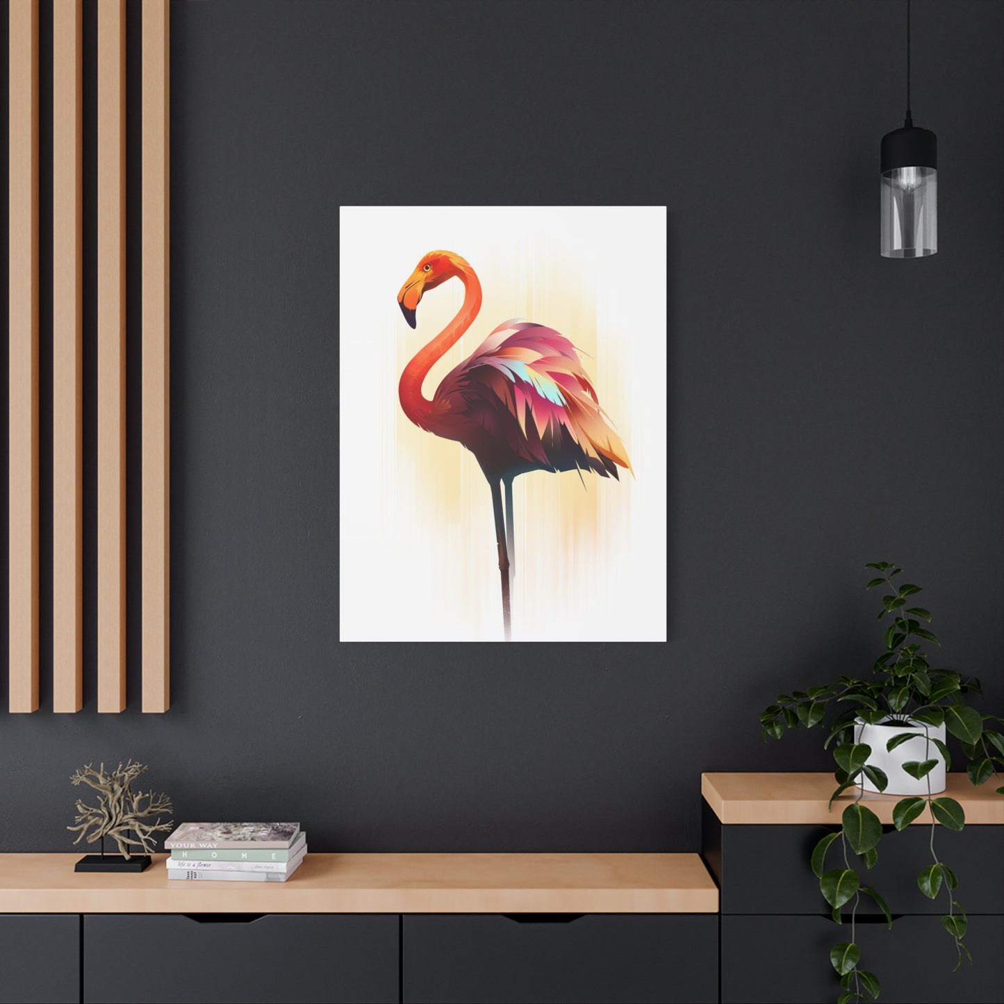 Flaming Warm Dark Wall Art & Canvas Prints