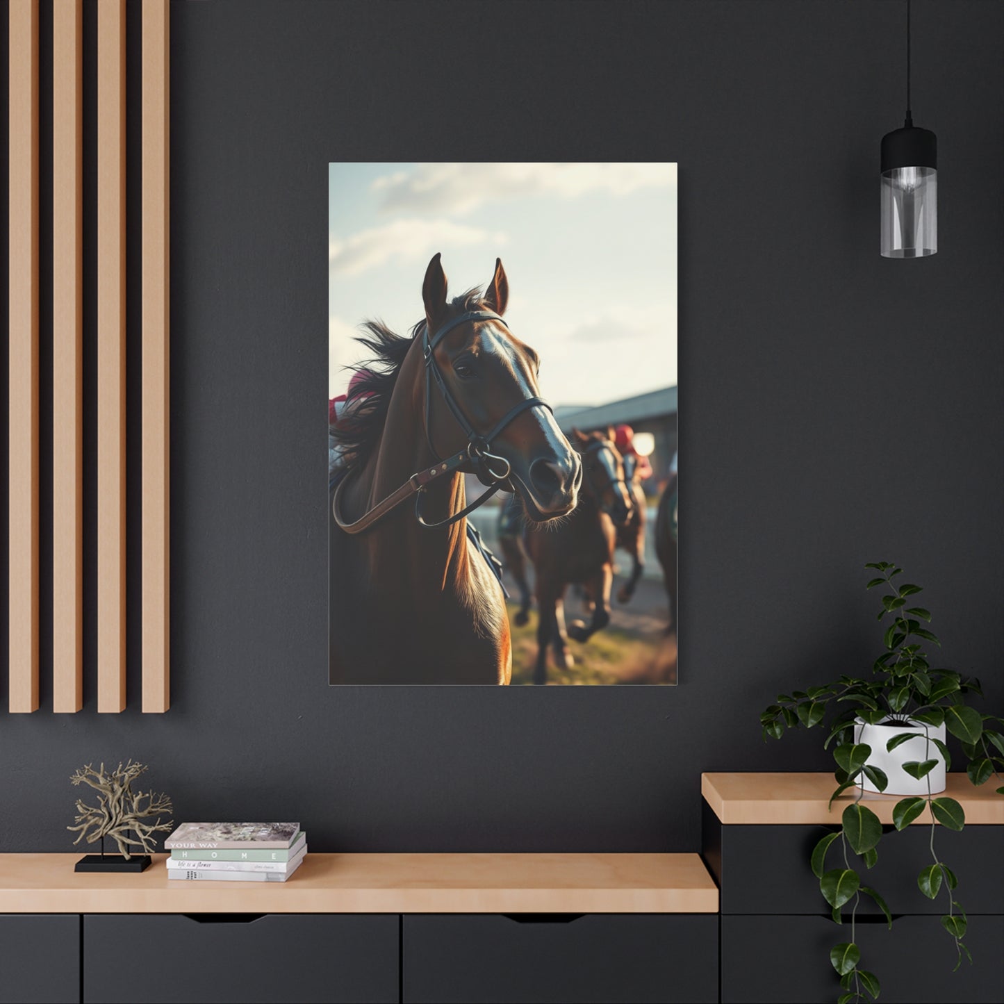 Masterpiece Horse Racing Art Vision Wall Art & Canvas Print
