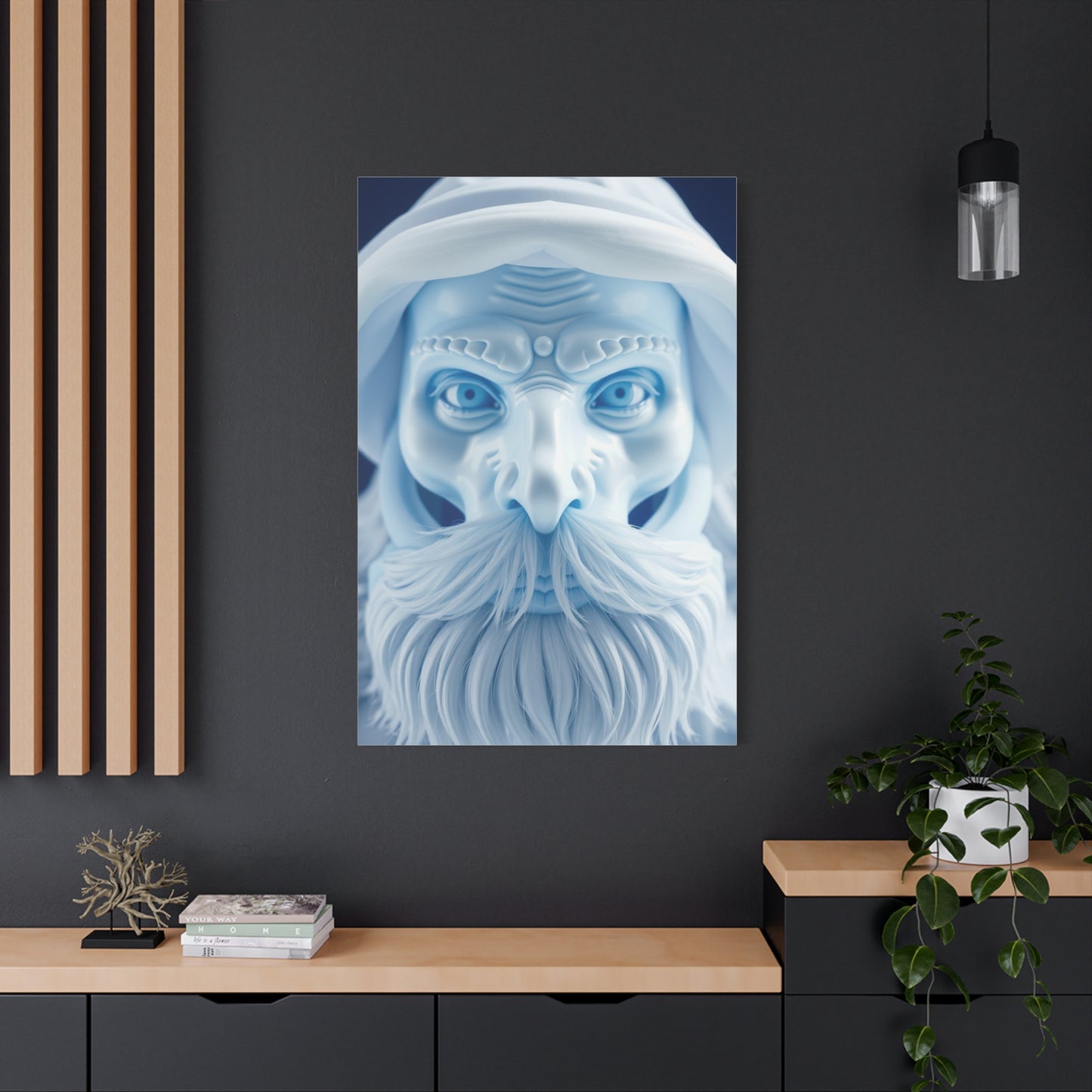Elite Blue and White Art Vision Wall Art & Canvas Print