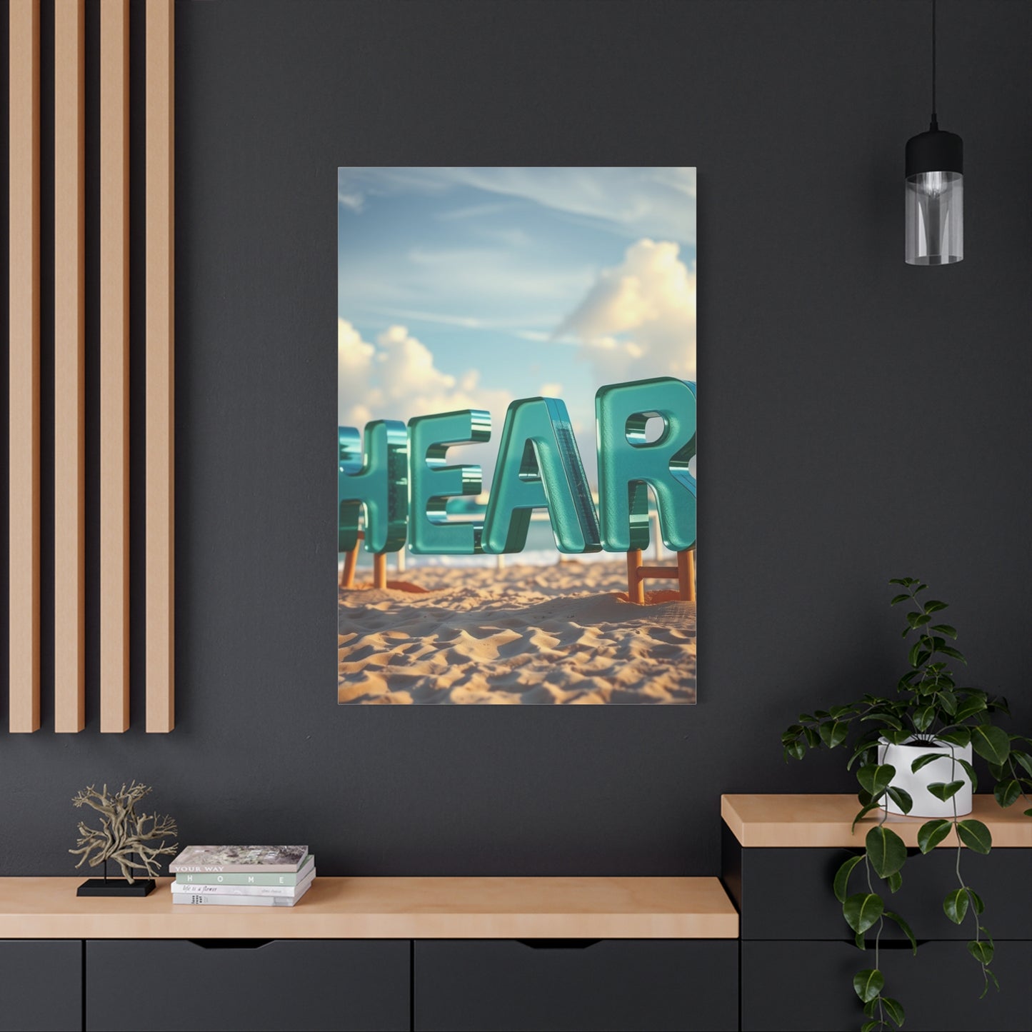 Sublime Beachfront Tableau Wall Art & Canvas Print