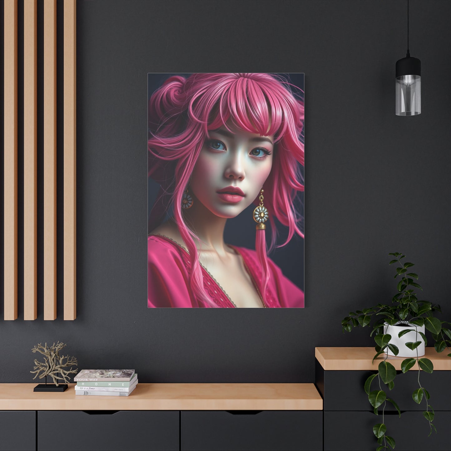 Elite Pinklomein Art Vision Wall Art & Canvas Print