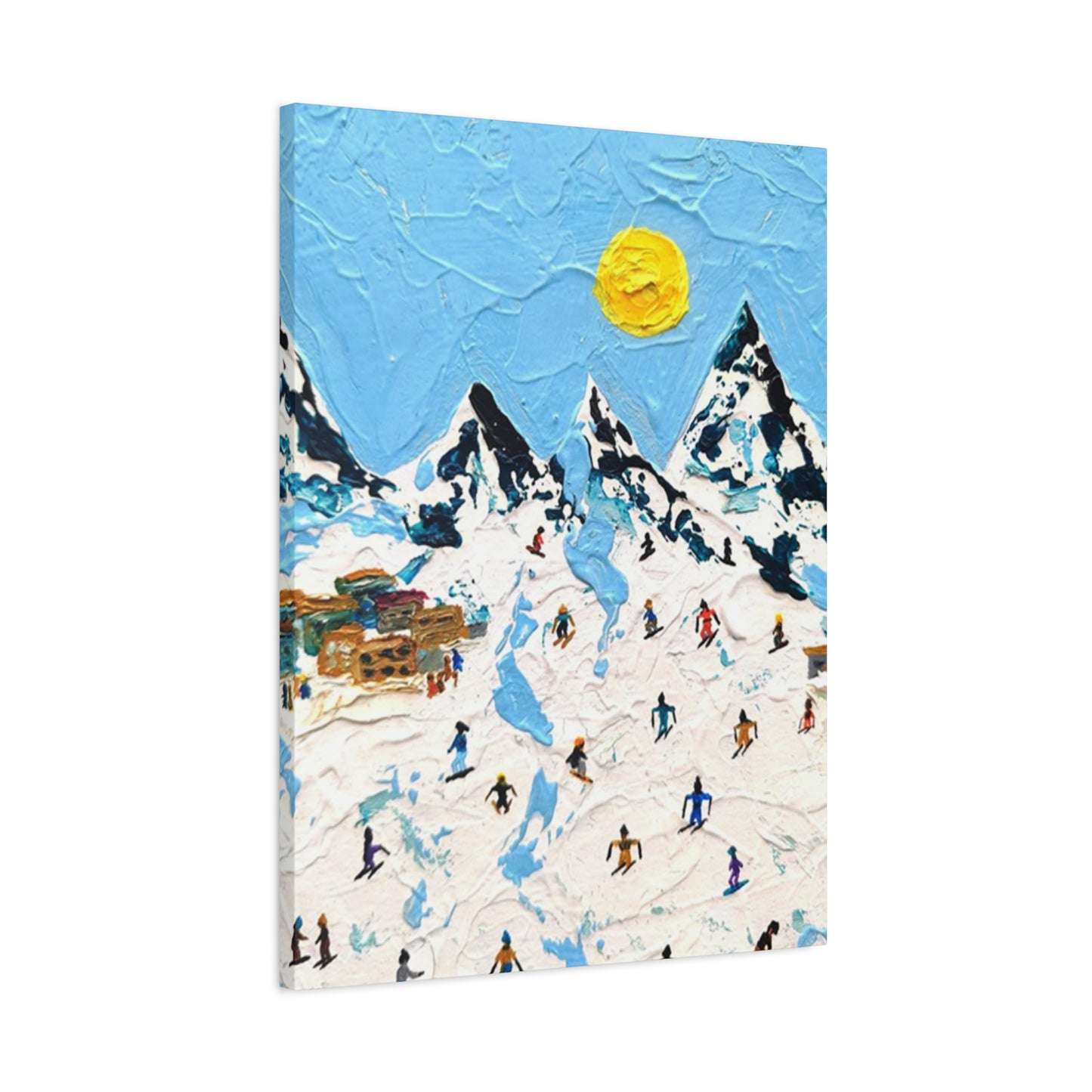 Skiing Mountain Art Wall Art & Canvas Prints