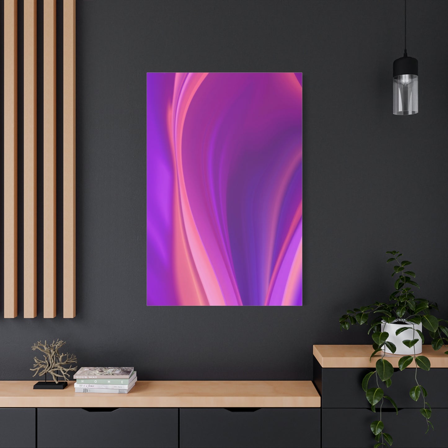 Violet Enigma Masterpiece wall art & canvas print