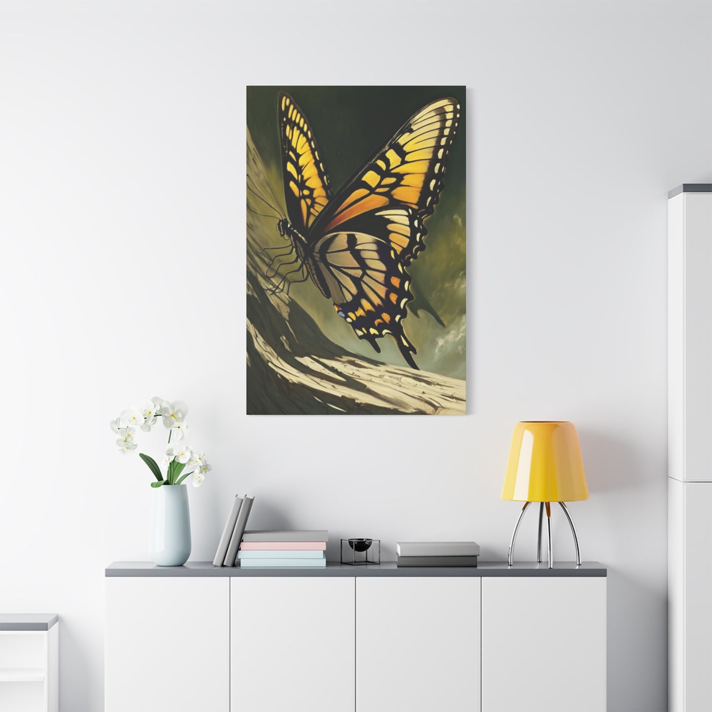 Golden Wings Butterfly Wall Art & Canvas Prints