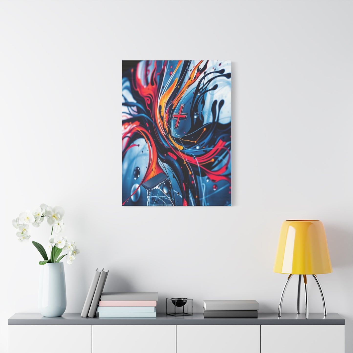 Celestial Abstraction Canvas Wall Art & Canvas Print