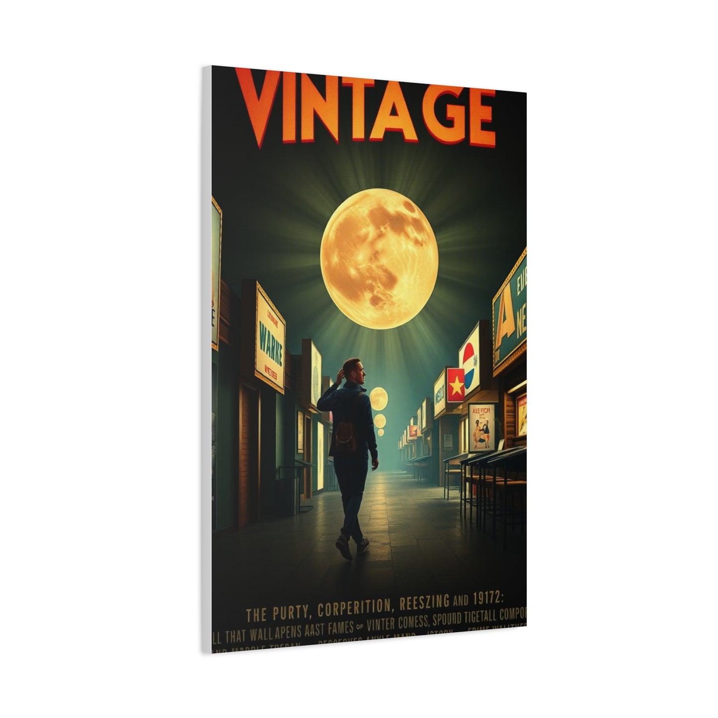 Vintage Movie Posters Art Luxury Canvas Wall Art & Canvas Print