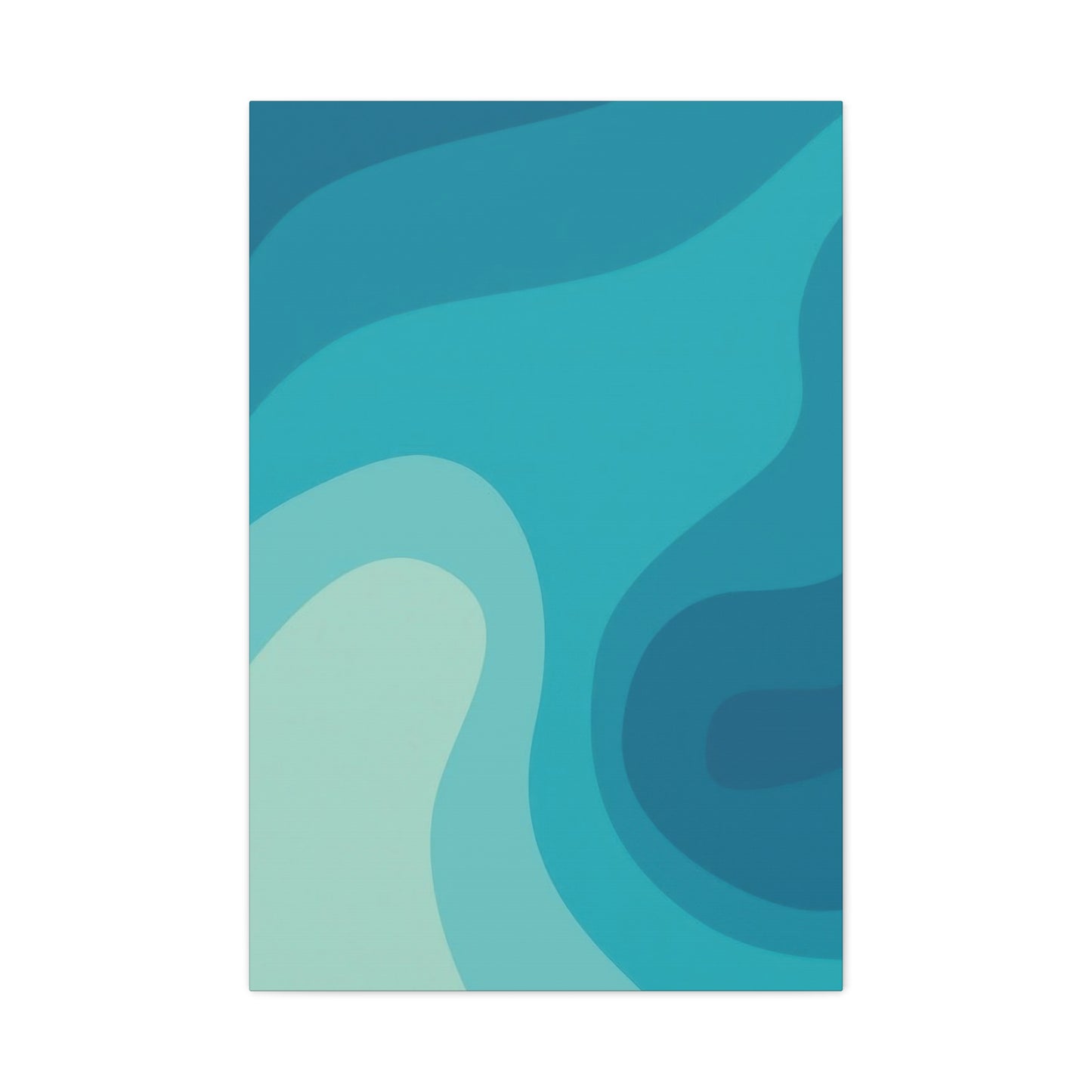 Cool Blue Waves Wall Art & Canvas Prints