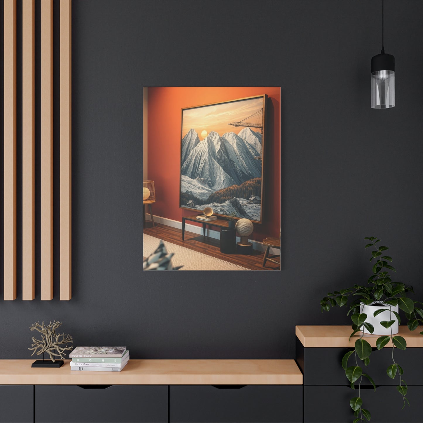 Frosted Horizon Canvas Wall Art & Canvas Print