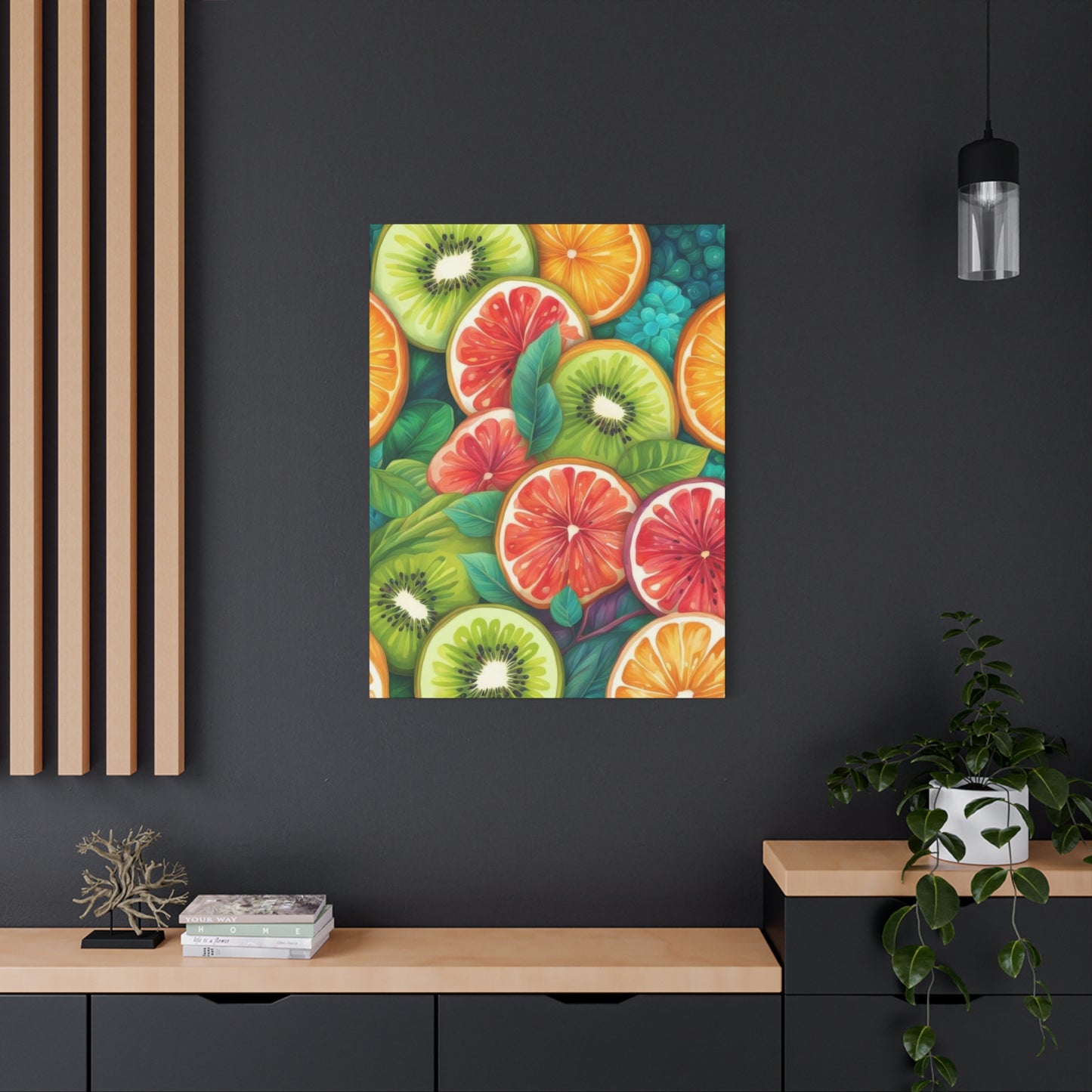 Fruit Half Face Wall Art & Canvas Prints