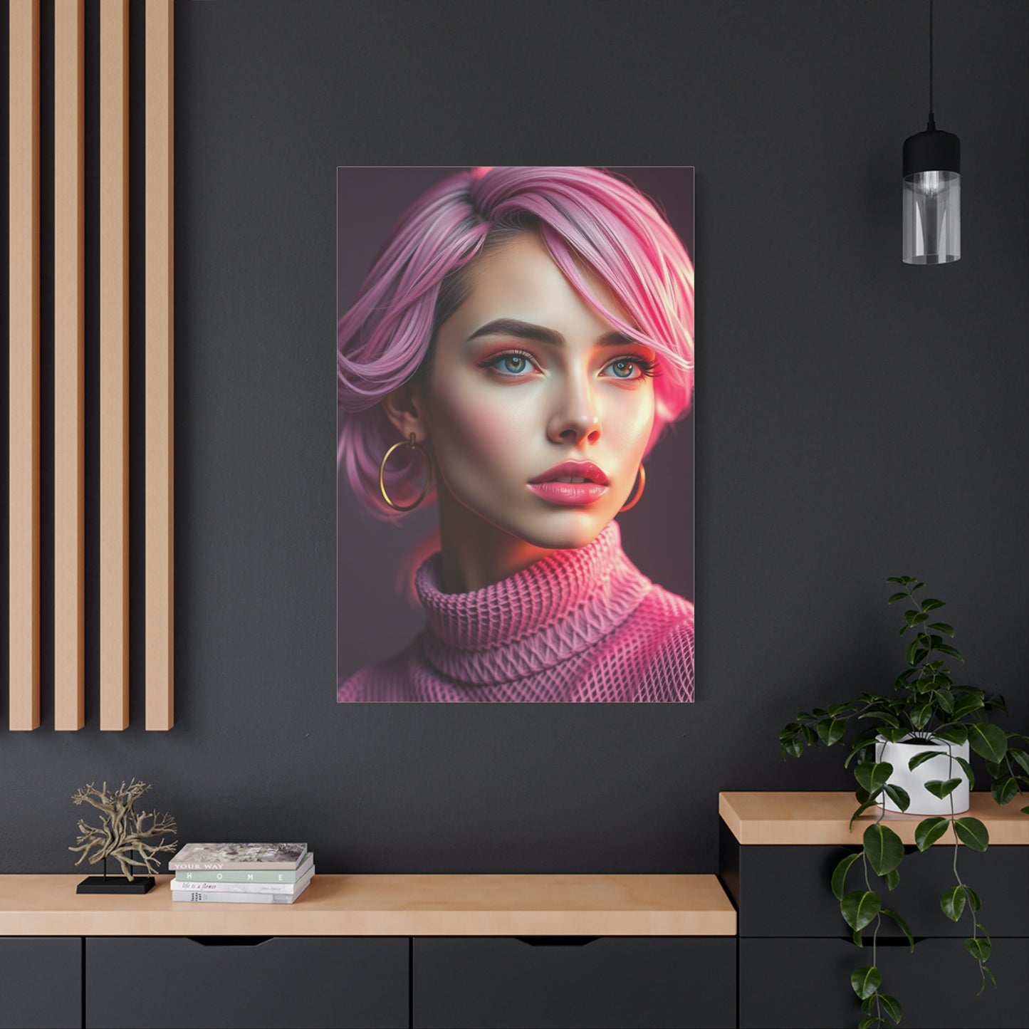 Rosé Reverie Canvas Wall Art & Canvas Print