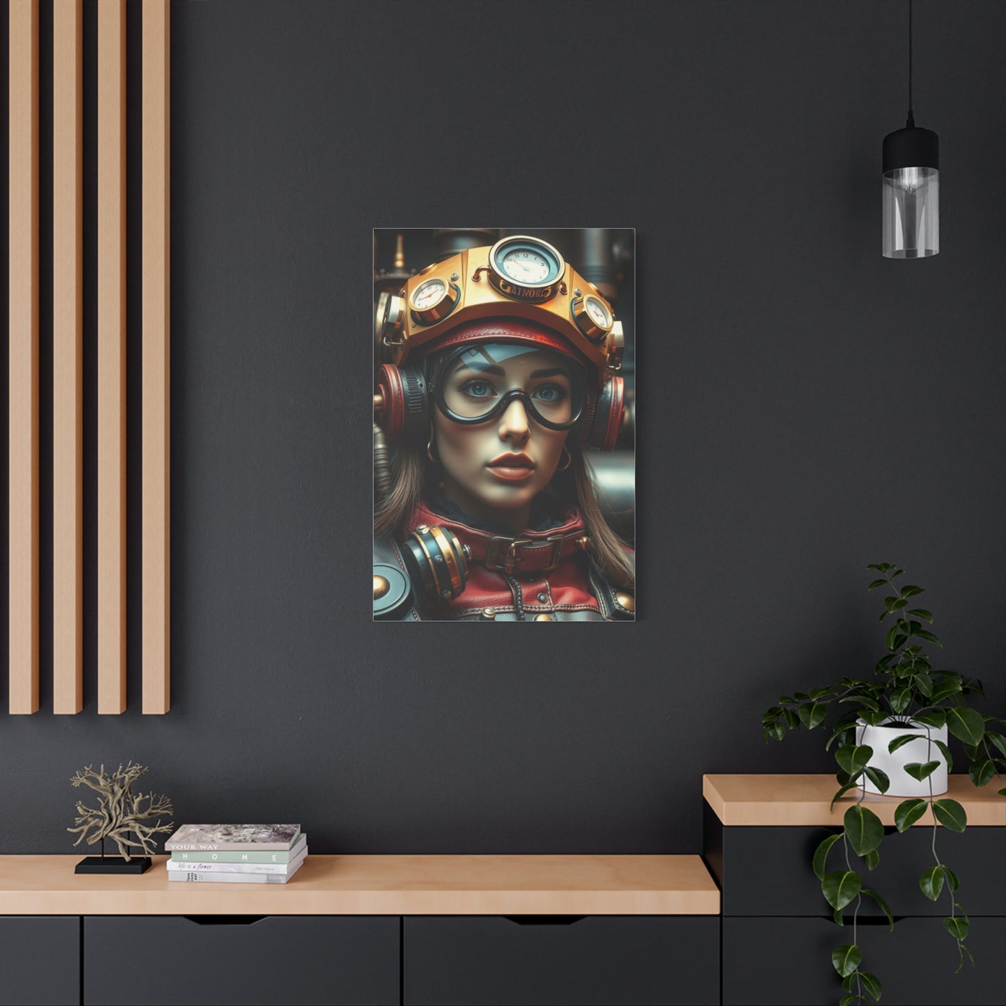 Gilded Mechanica Wall Decor wall art & canvas print