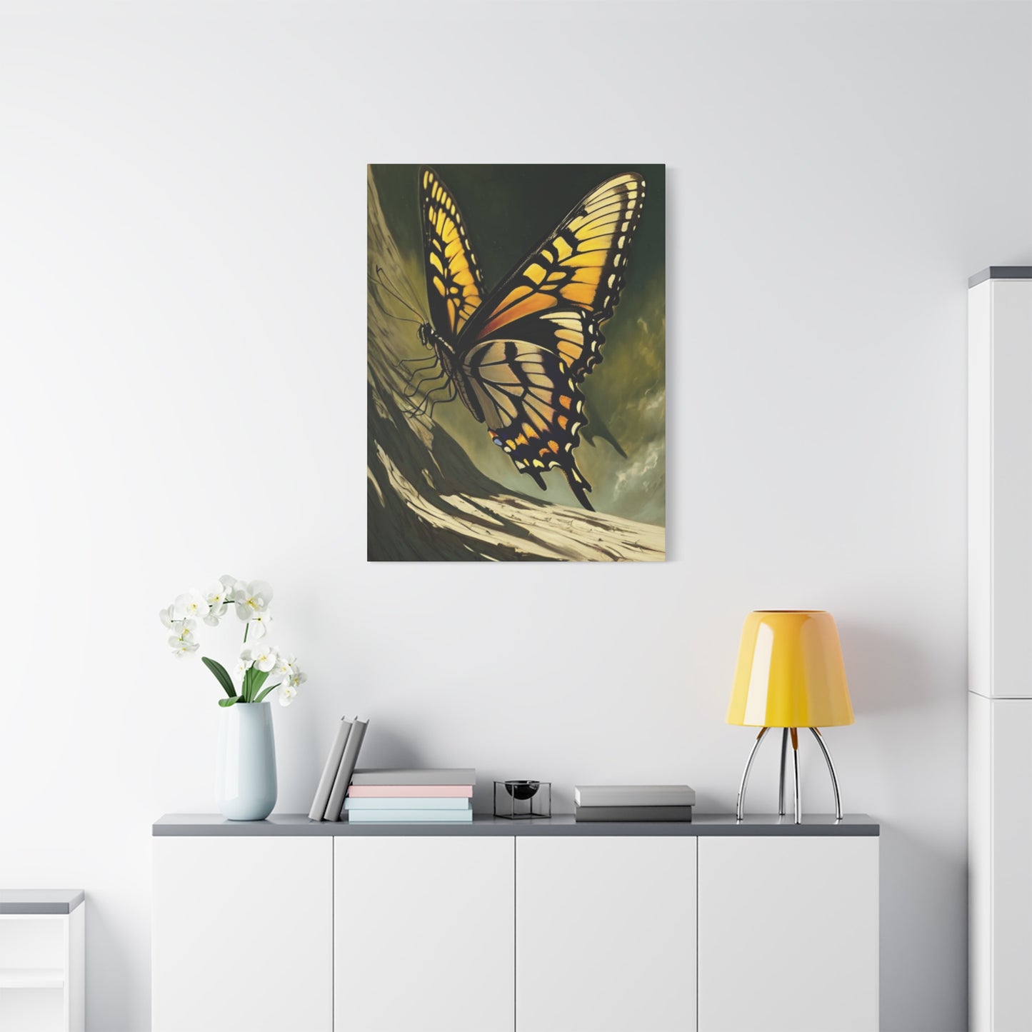 Golden Wings Butterfly Wall Art & Canvas Prints