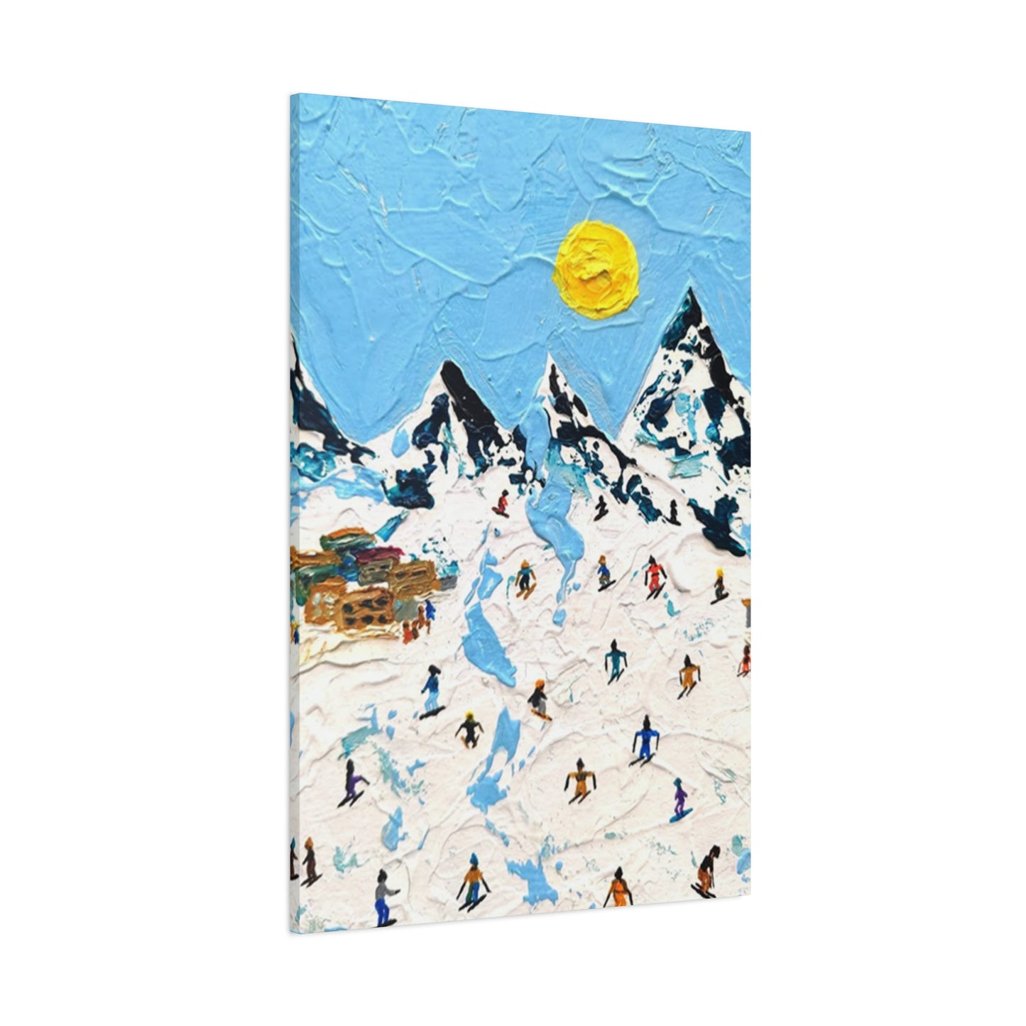 Skiing Mountain Art Wall Art & Canvas Prints