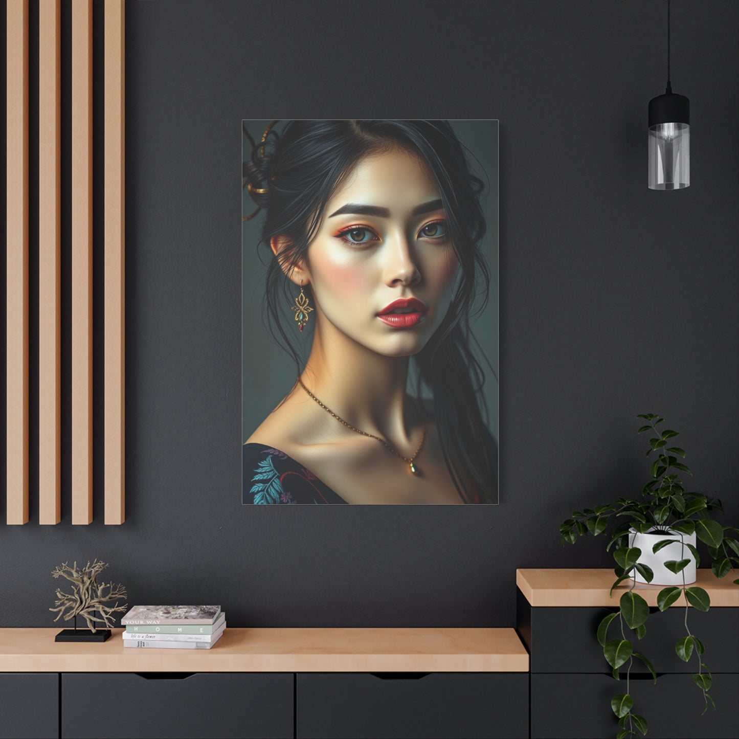 Mystical Nymph Painting Wall Art & Canvas Print
