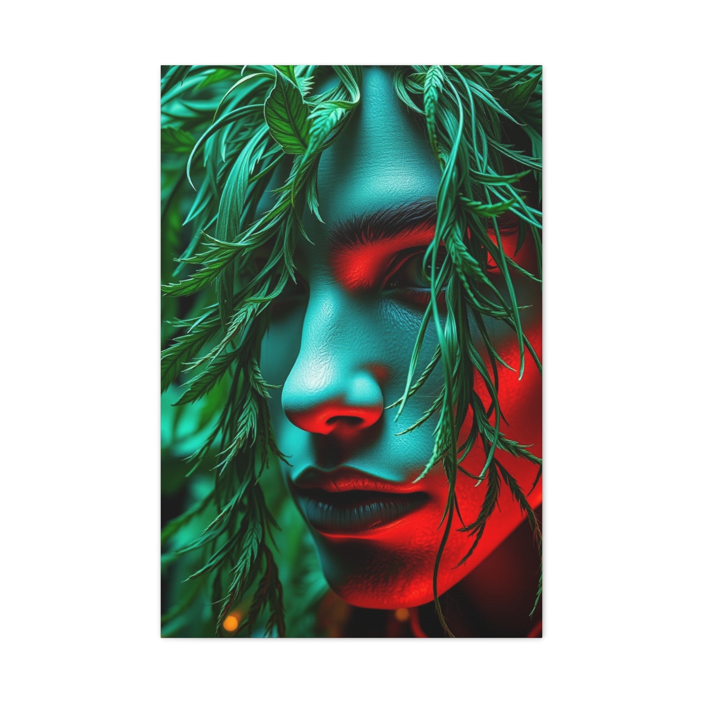 Viridian Opulence Art Wall Art & Canvas Print